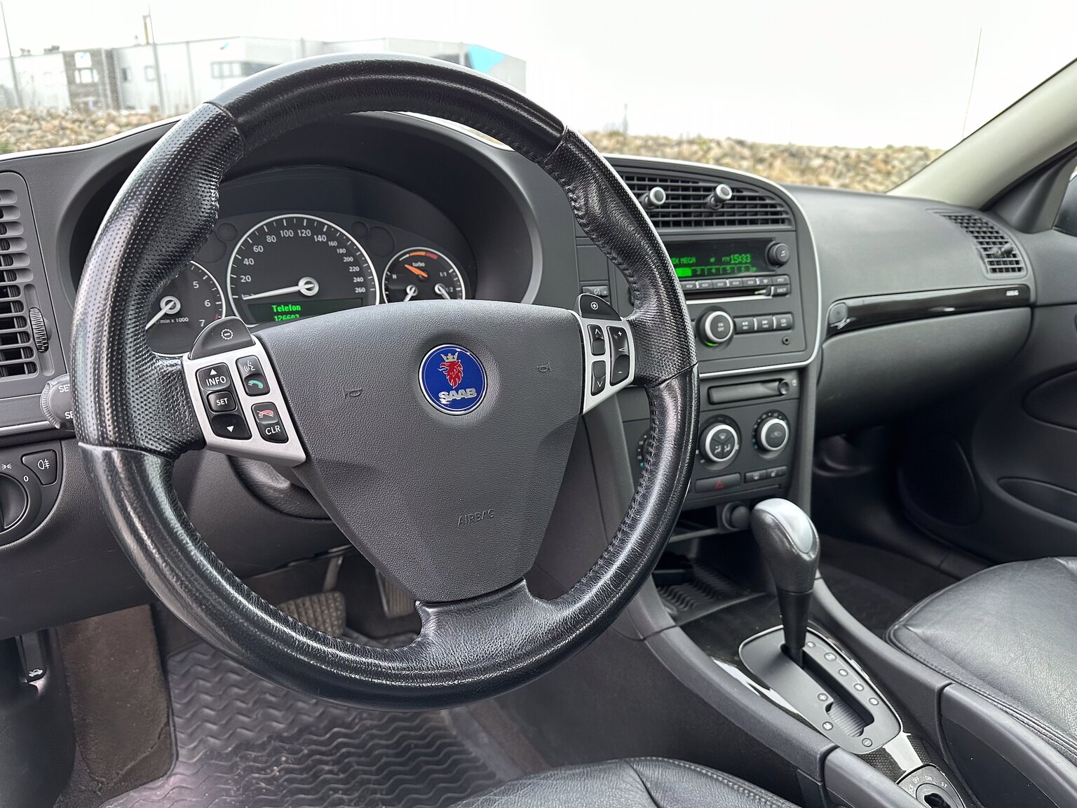 Interiörbild 2008 Saab 9-3 Turbo X