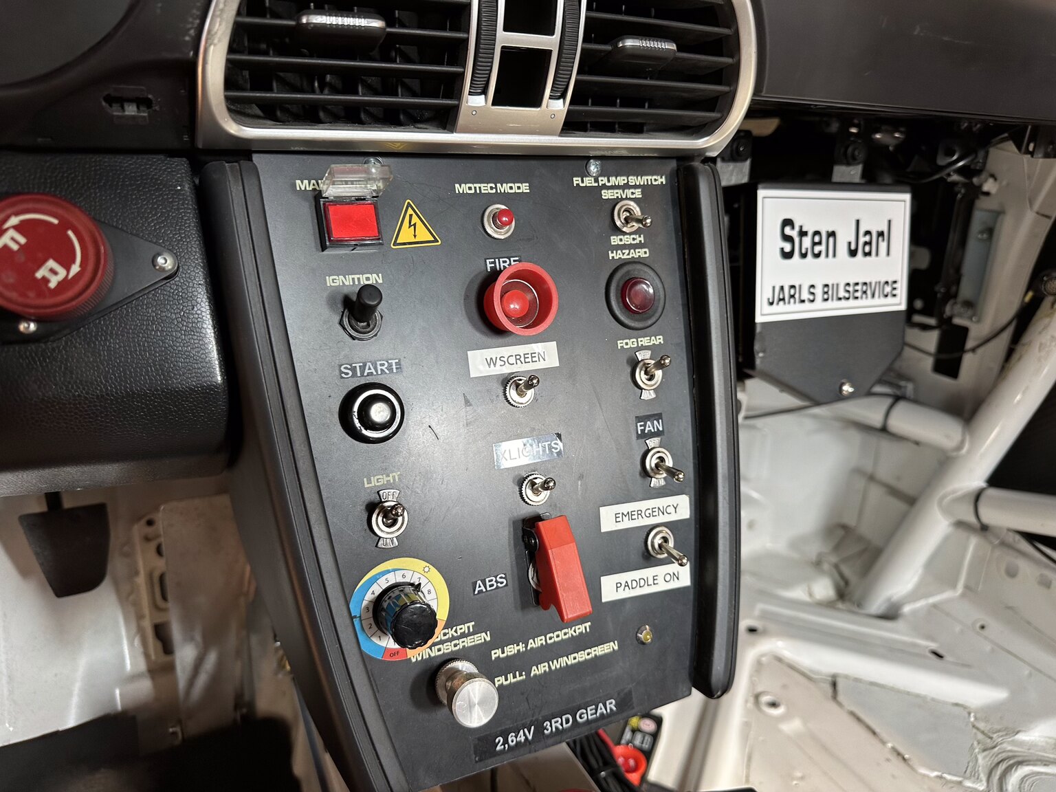 Interior image of Porsche 997 Cup