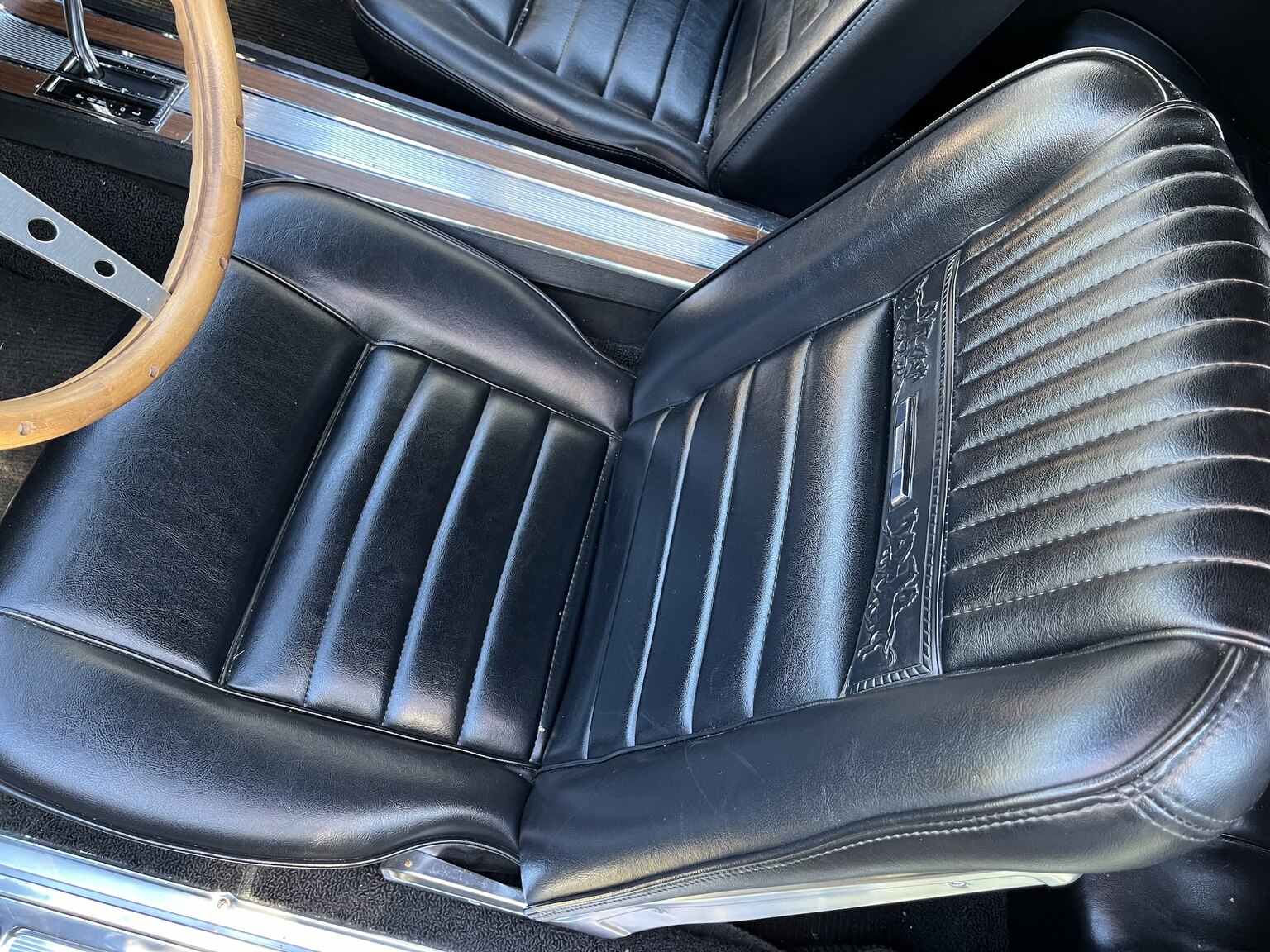 Interiörbild 1966 Ford Mustang Cabriolet 289cui