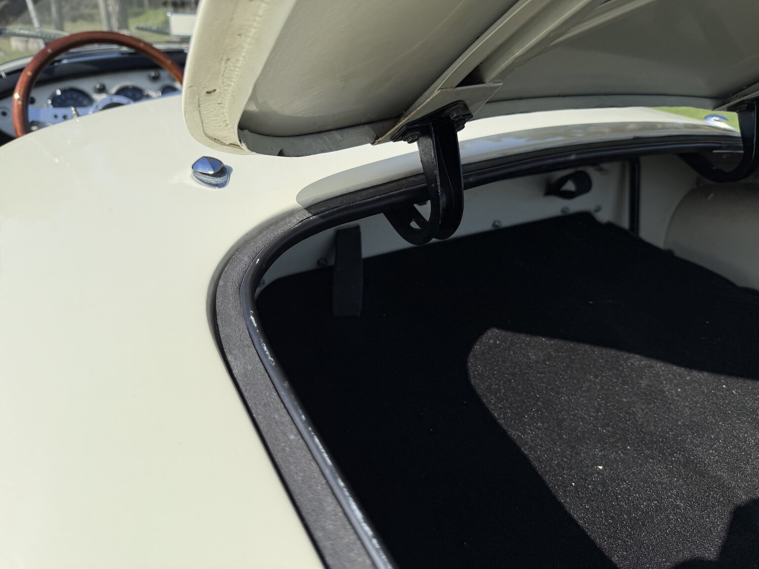 Interiörbild 1959 MG MGA 1500