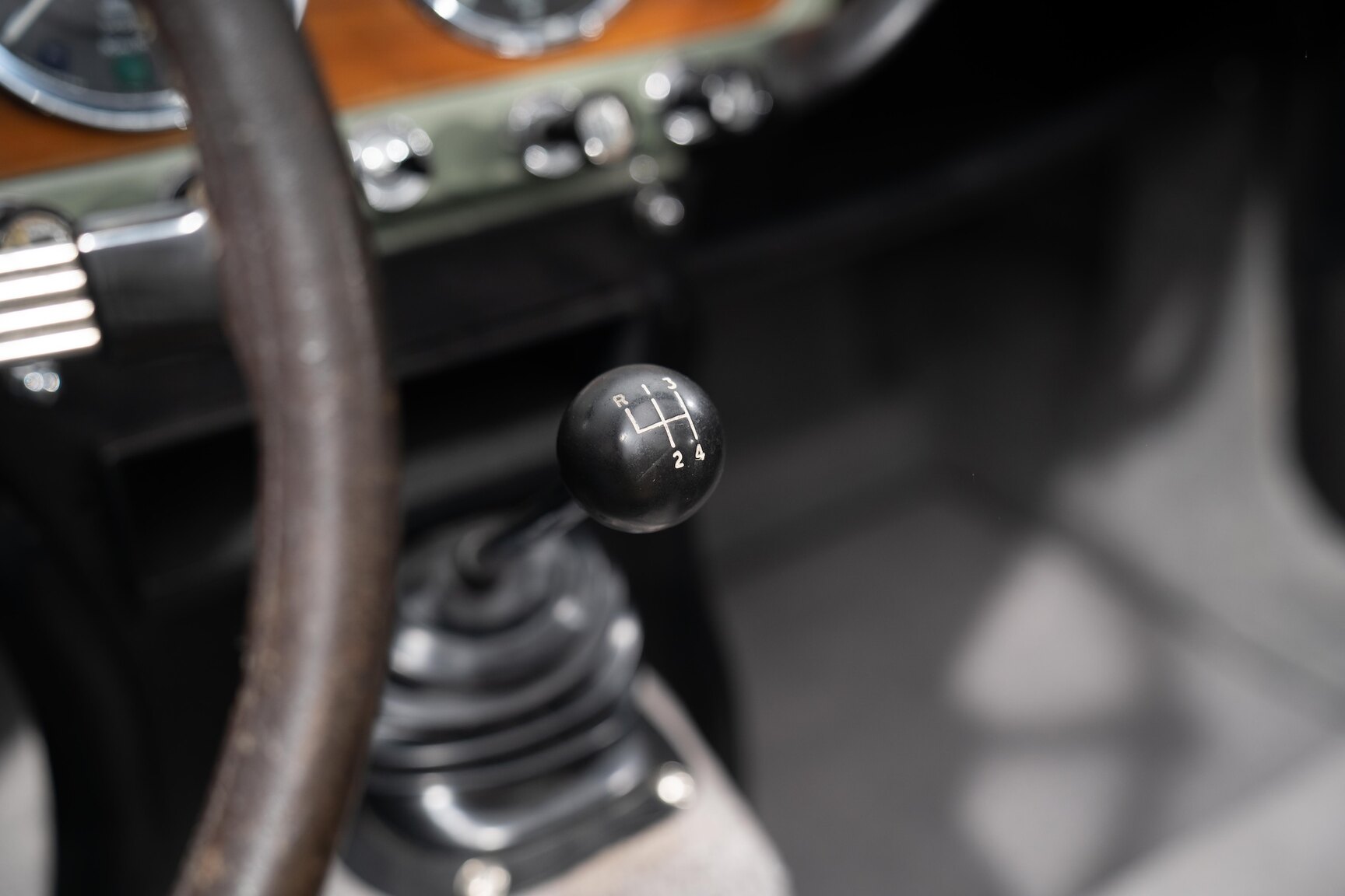 Interiörbild 1968 Triumph Spitfire