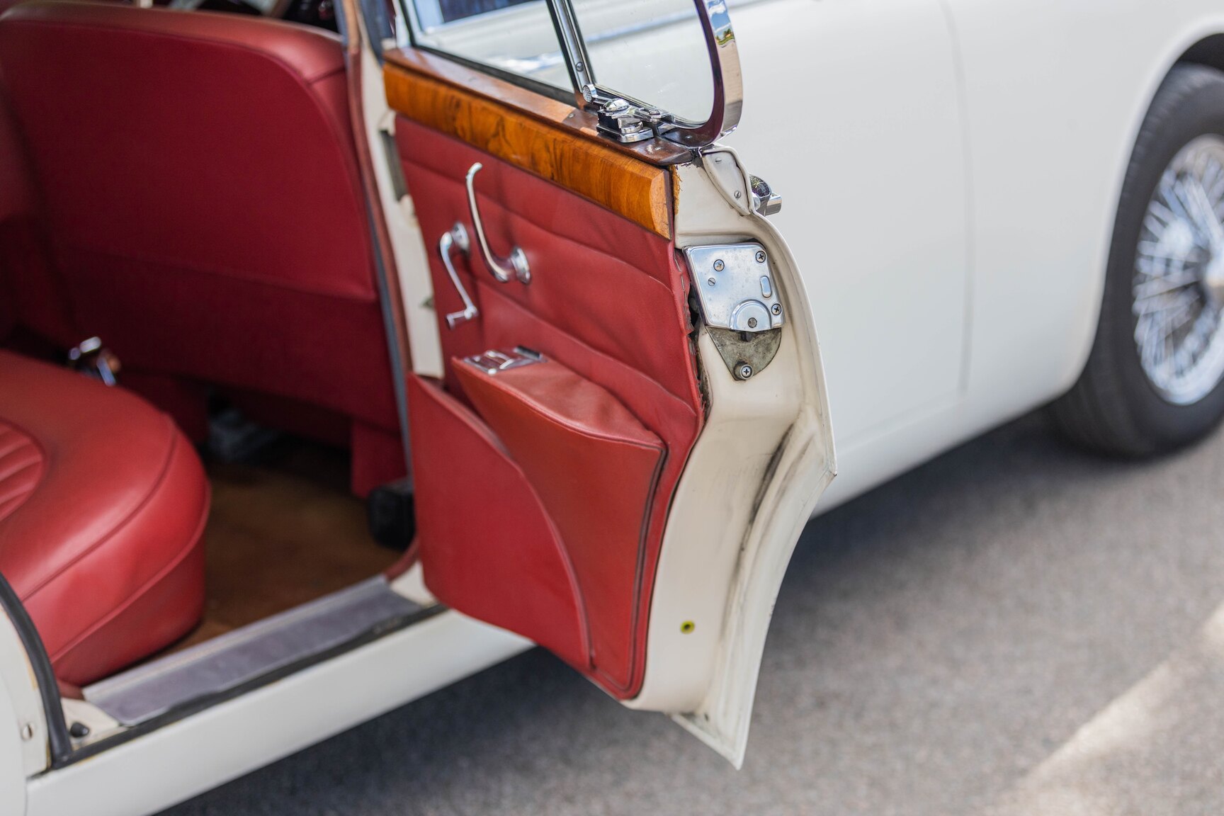 Interiörbild 1968 Jaguar 340 XK Mark II