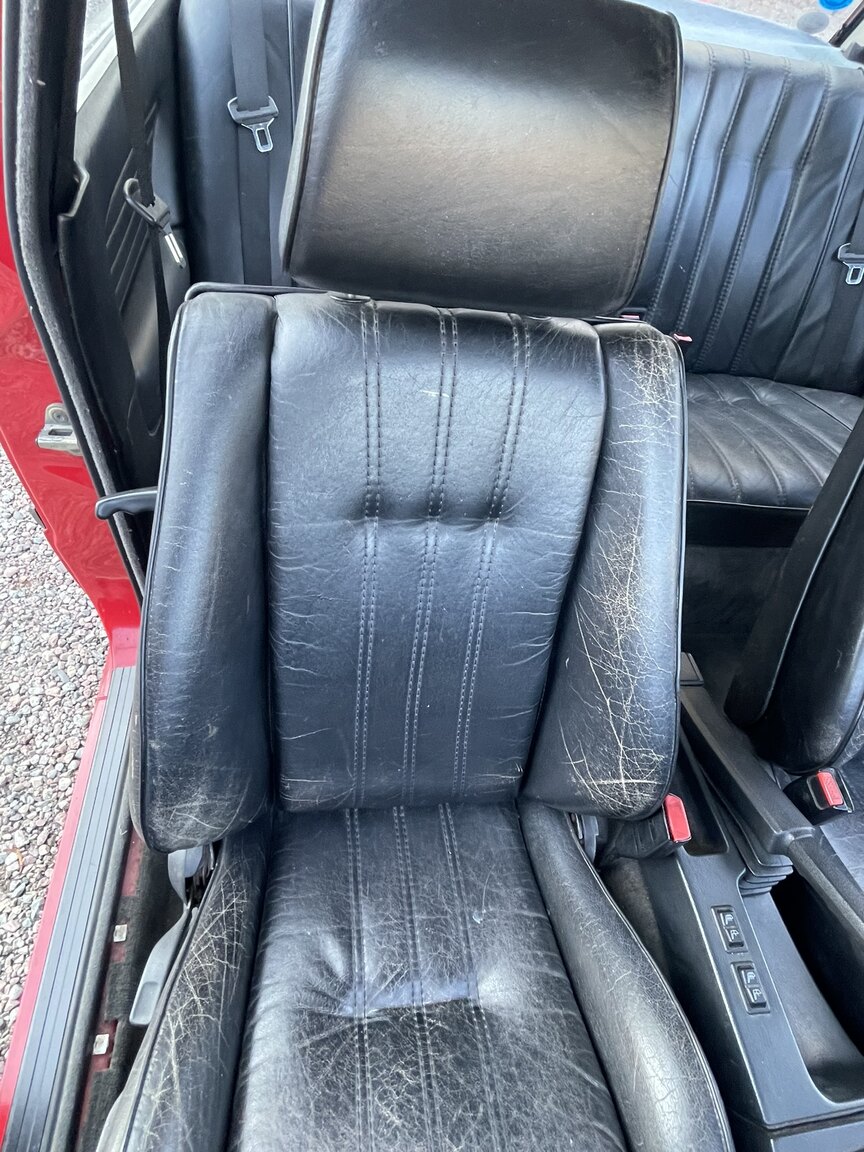 Interiörbild 1987 BMW 320i