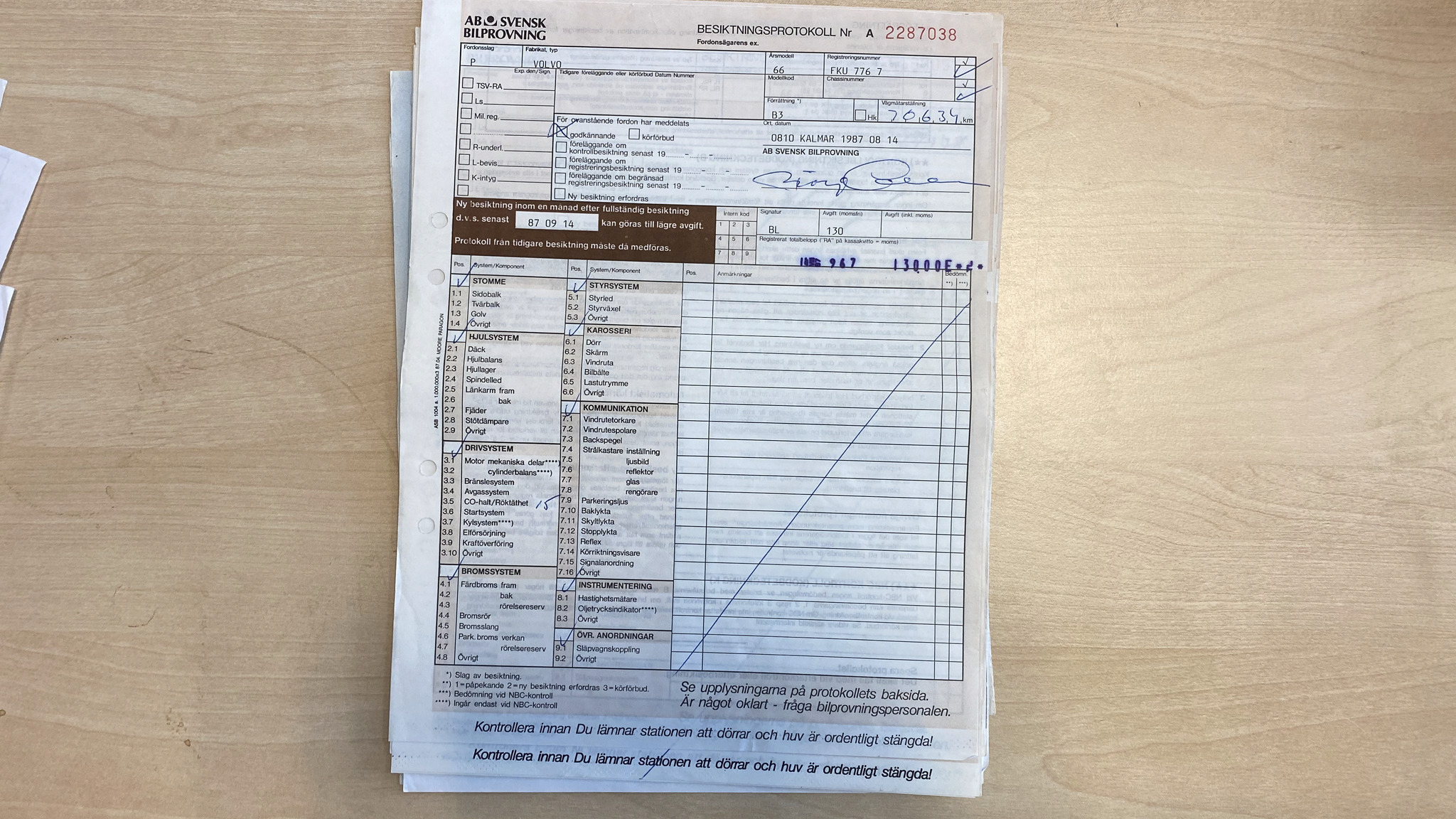 Documentation for 1966 Volvo Amazon (48)