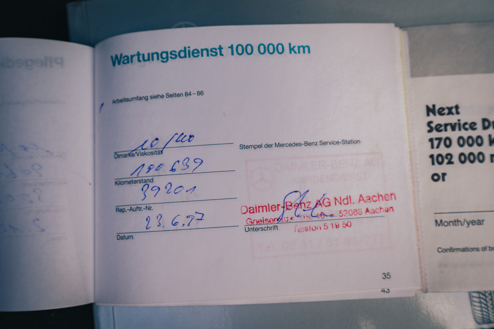 Dokumentation, 1992 Mercedes-Benz 500 SE (13)