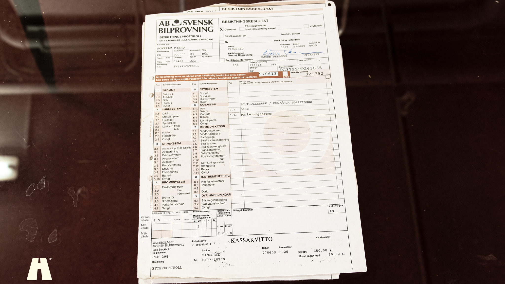 Dokumentation, 1985 Pontiac Fiero GT (21)