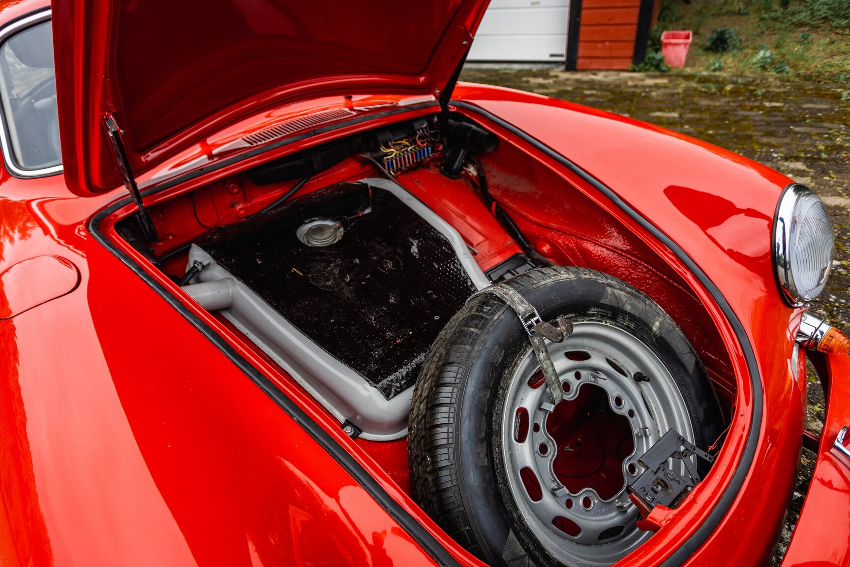 Image of 1962 Porsche 356 BT6 "Notchback" mechanics