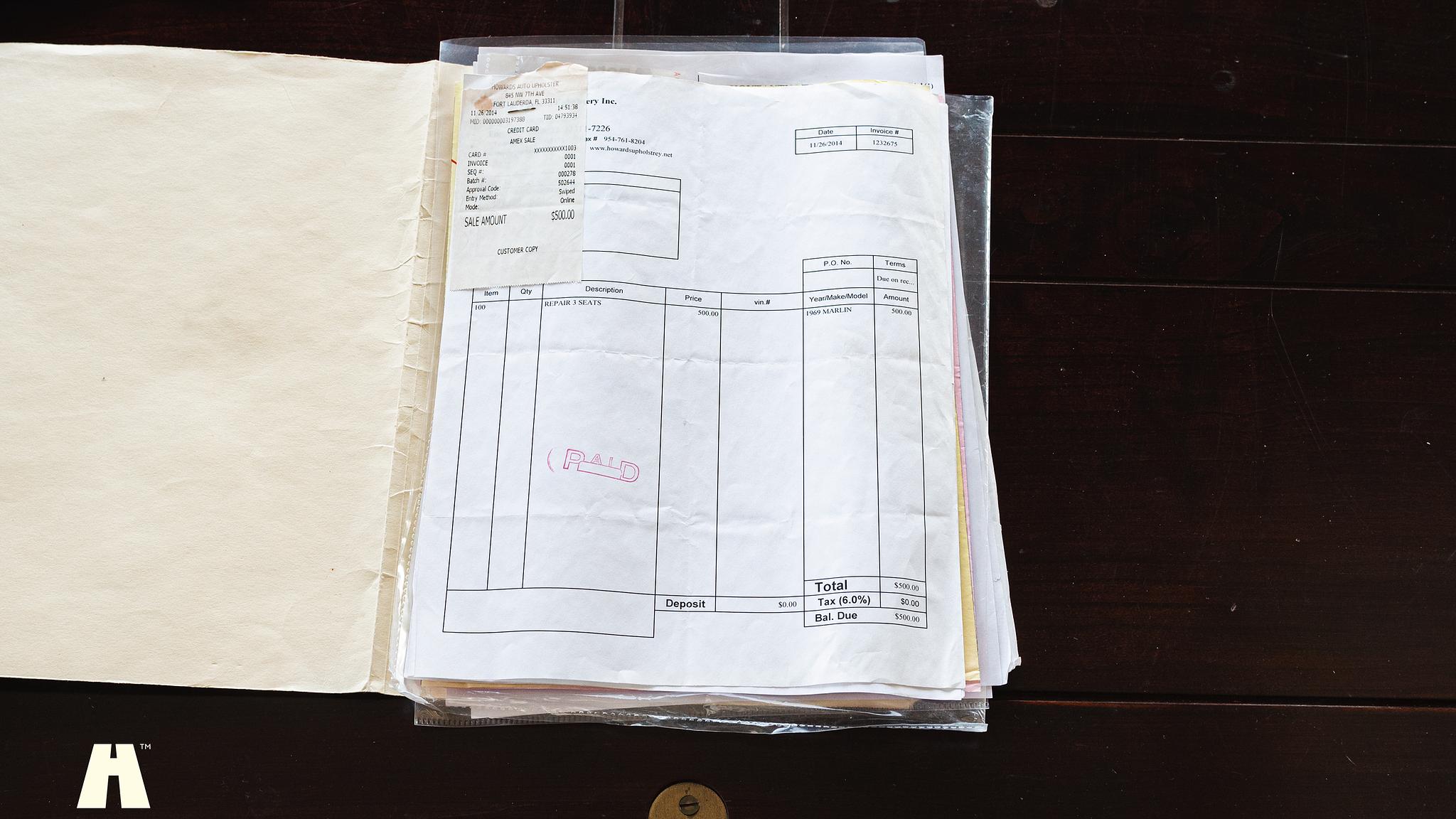 Dokumentation för 1965 AMC Rambler Marlin 327 CUI 5.4 V8