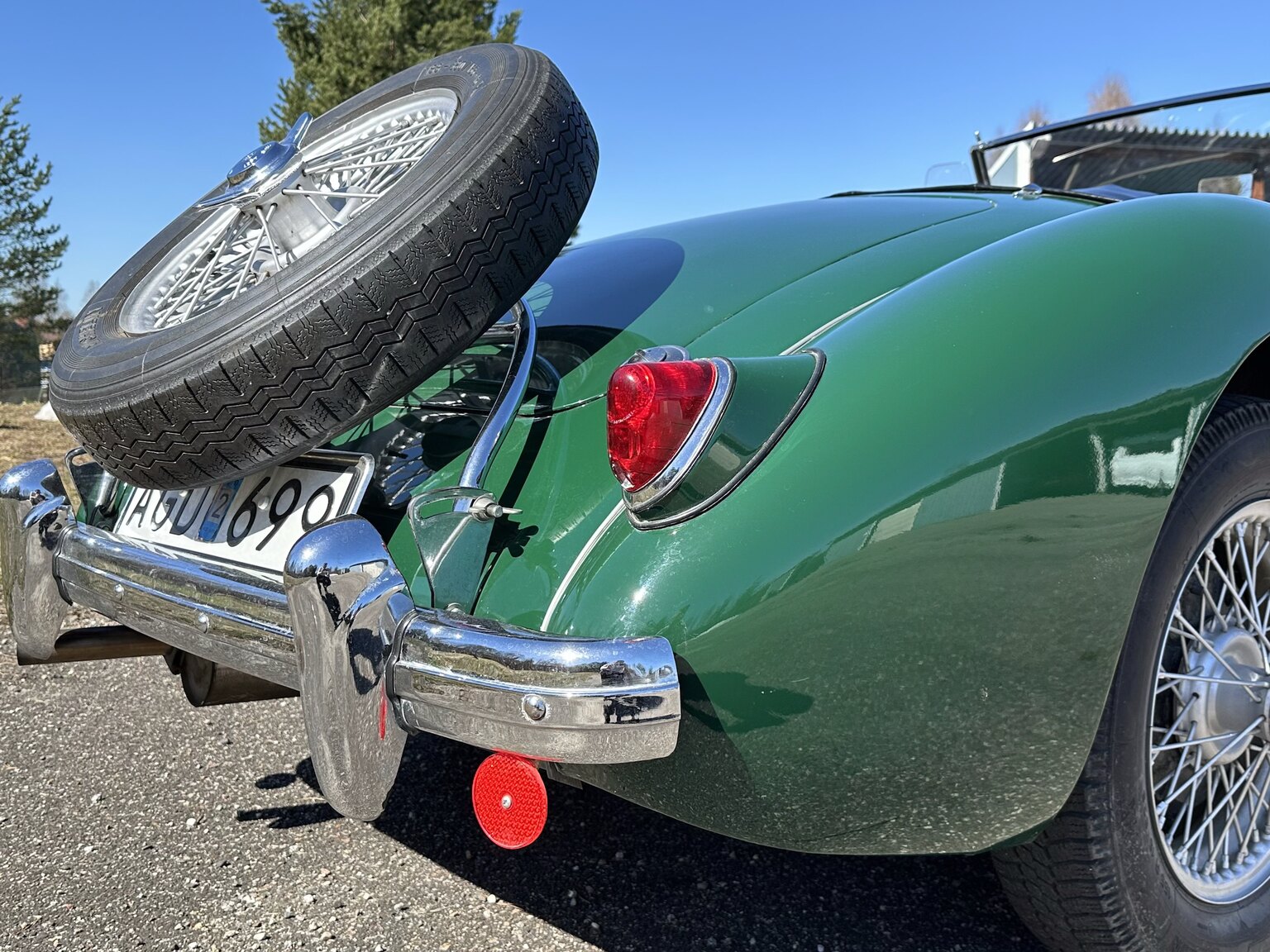 Exteriörbild på 1957 MGA Roadster (30)