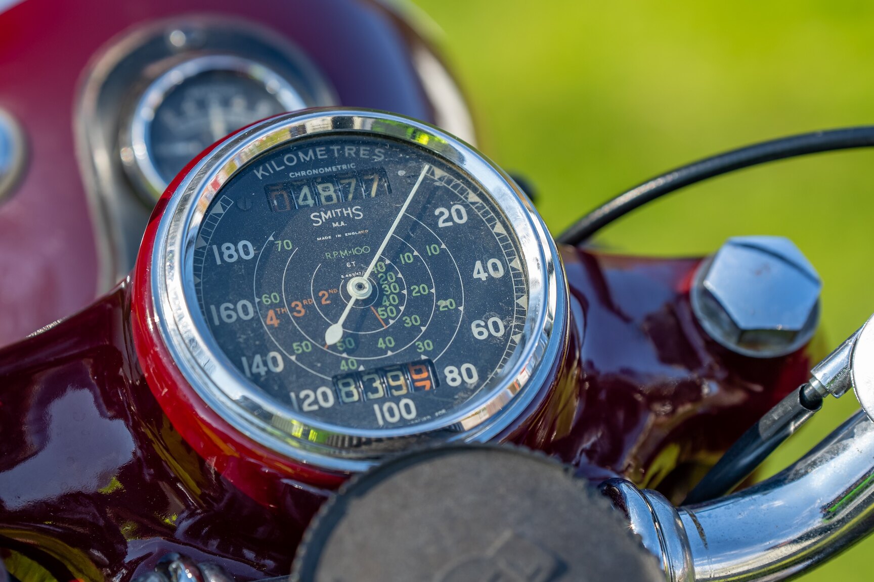 Exteriörbild på 1954 Ariel FH 650 Huntsmaster Twin