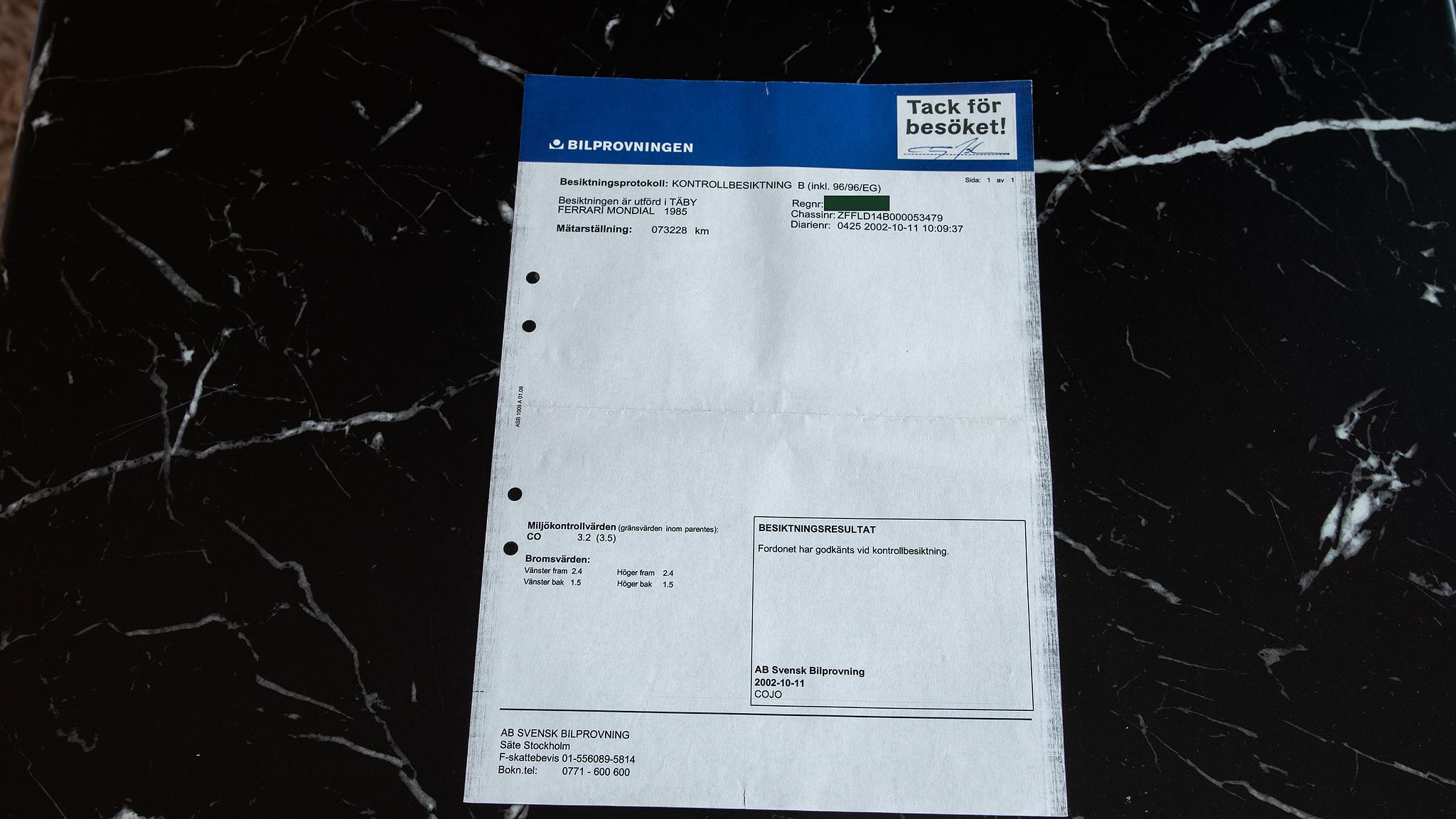 Documentation for 1985 Ferrari Mondial Quattrovalvole Design by Pininfarina (38)