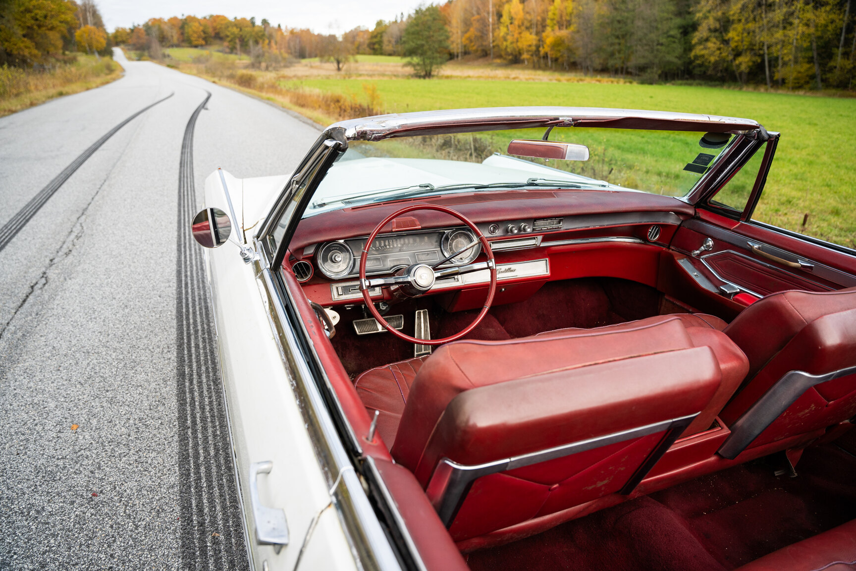 Interiörbild 1965 Cadillac De Ville convertible