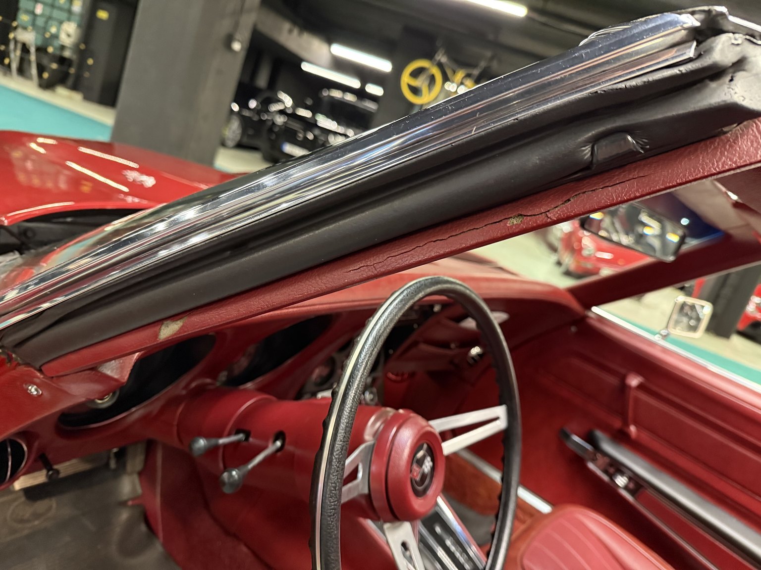 Interiörbild 1974 Chevrolet Corvette Stingray