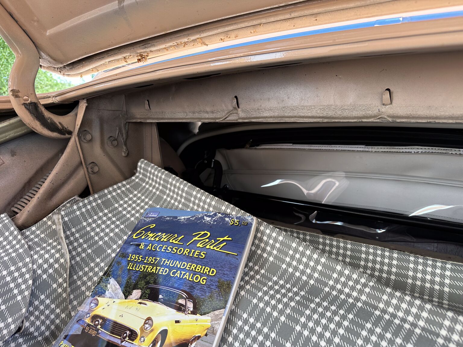 Interior image of 1956 Ford Thunderbird Convertible