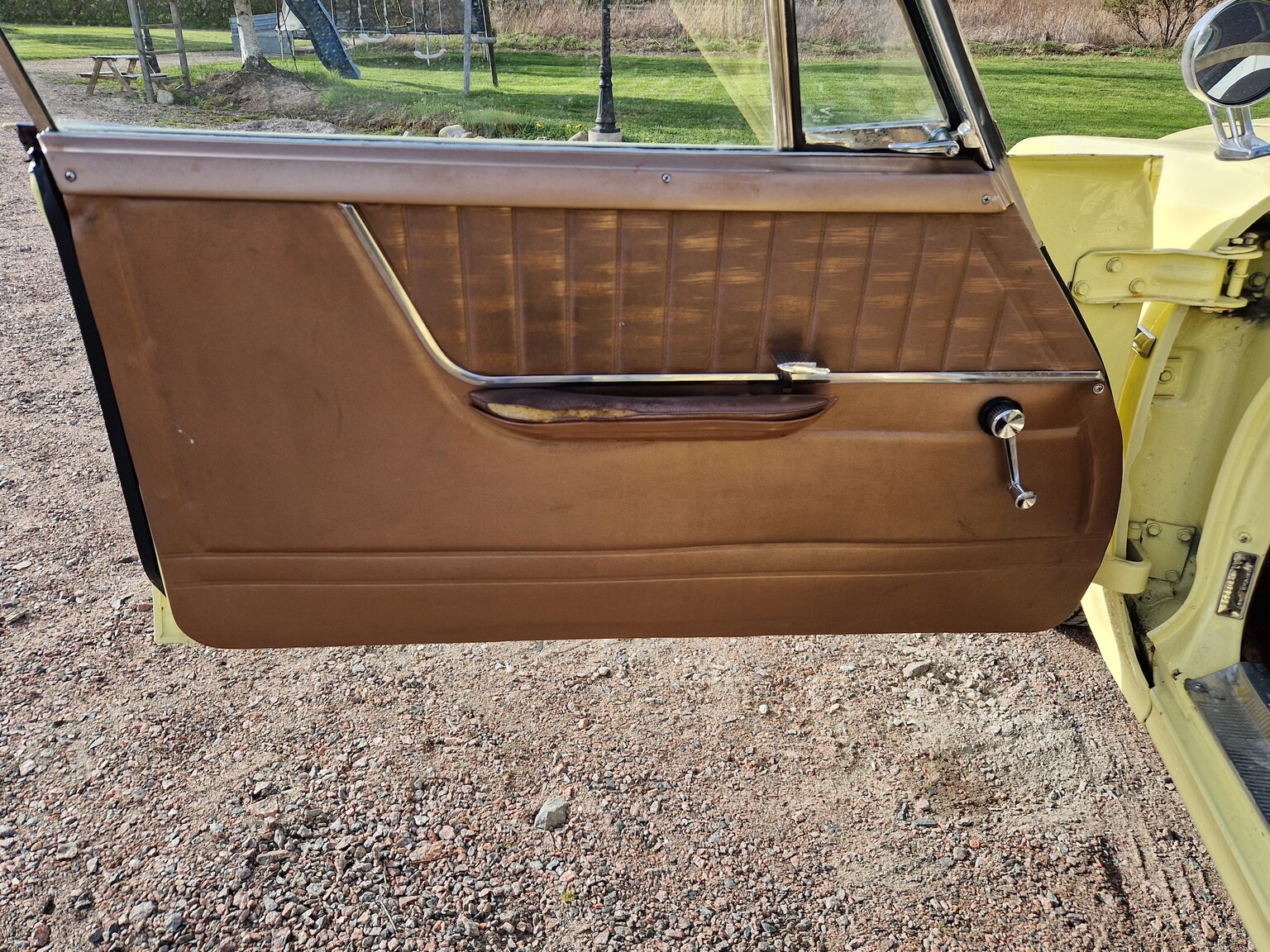Interiörbild 1961 Chrysler Windsor Coupé