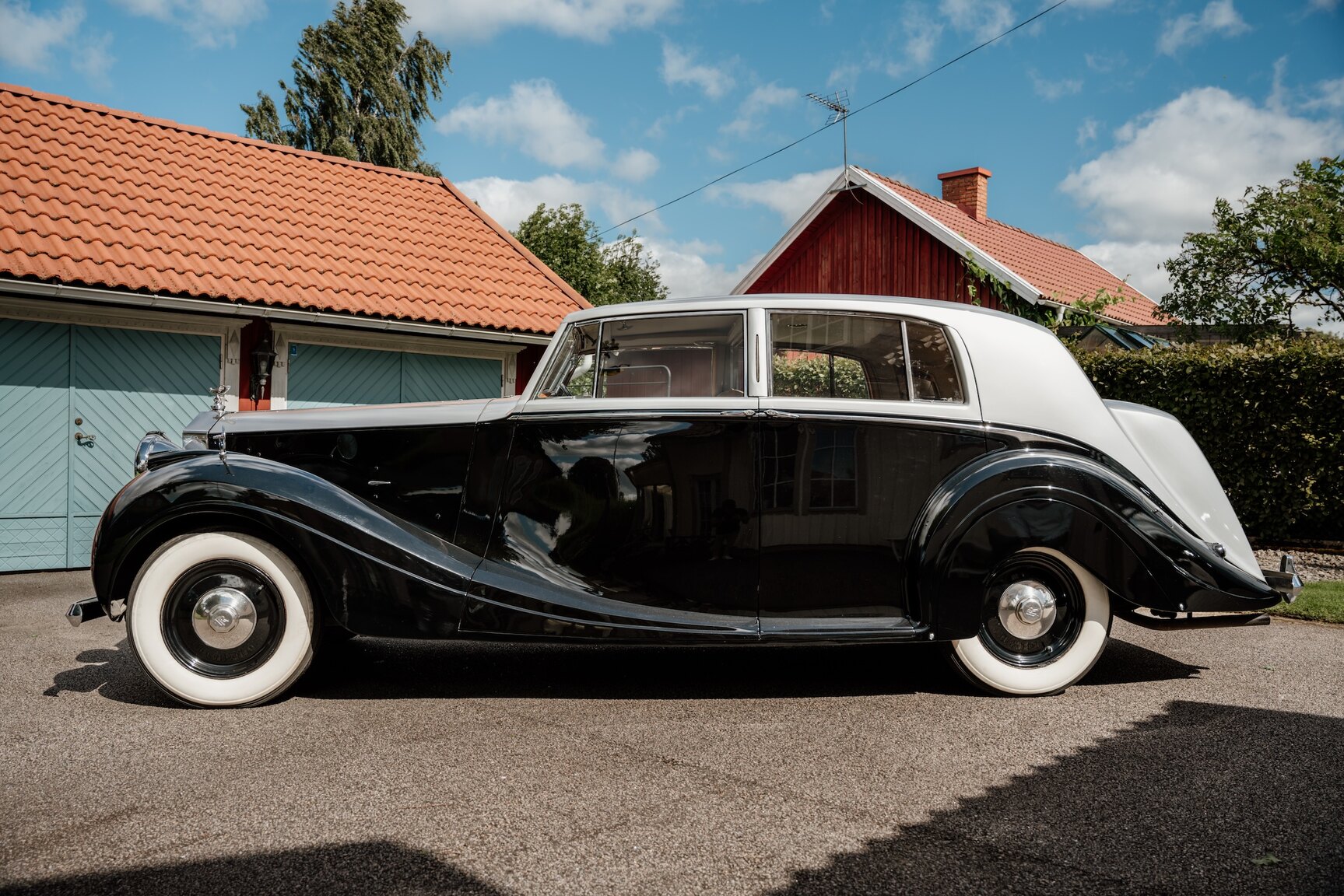 Exteriörbild på 1949 Rolls Royce Silver Wraith