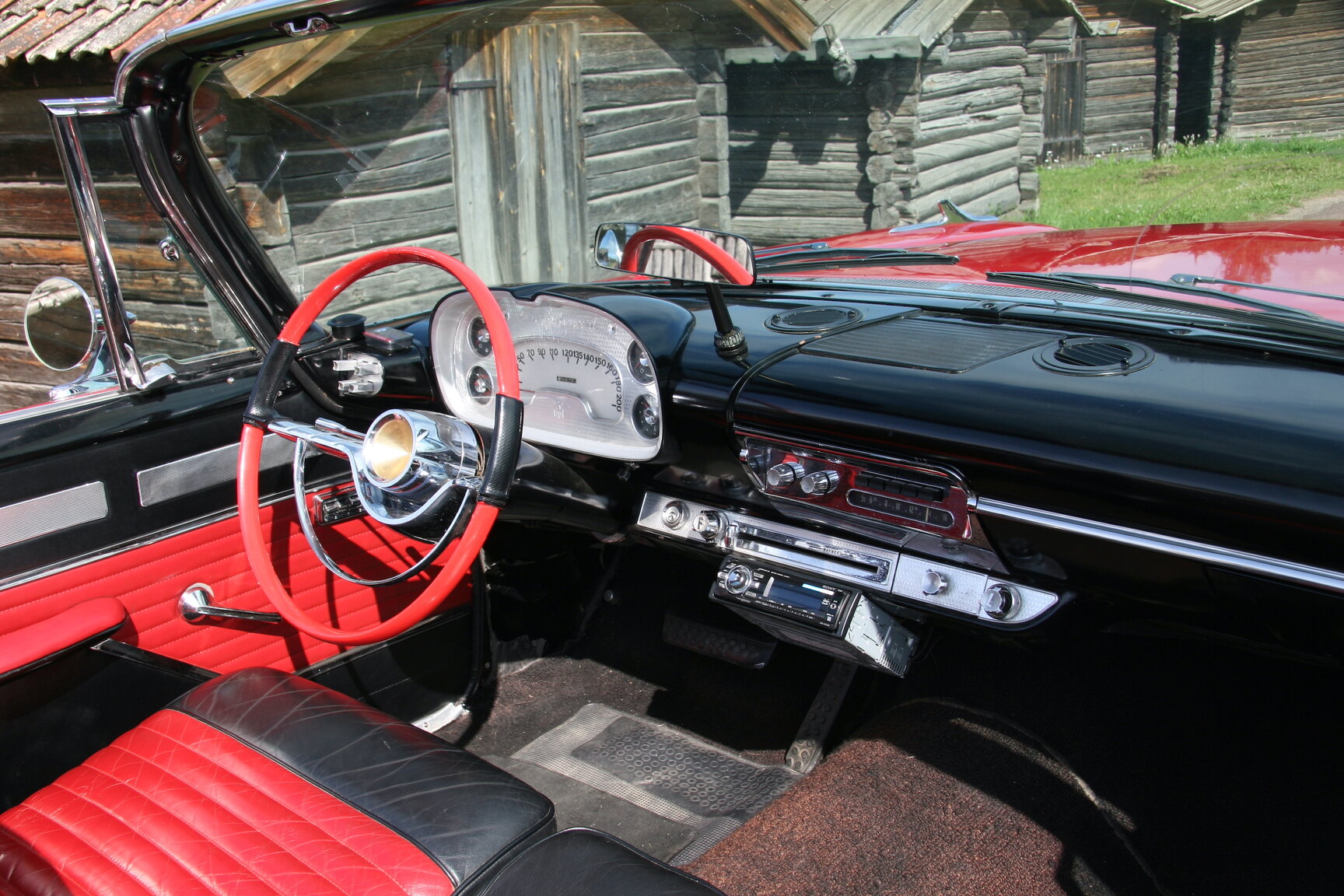 Interiörbild 1958 Plymouth Belvedere Convertible (2)