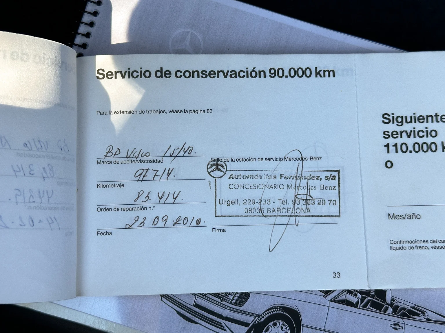 Dokumentation, 1993 Mercedes-Benz 300 CE-24 Cabriolet (12)