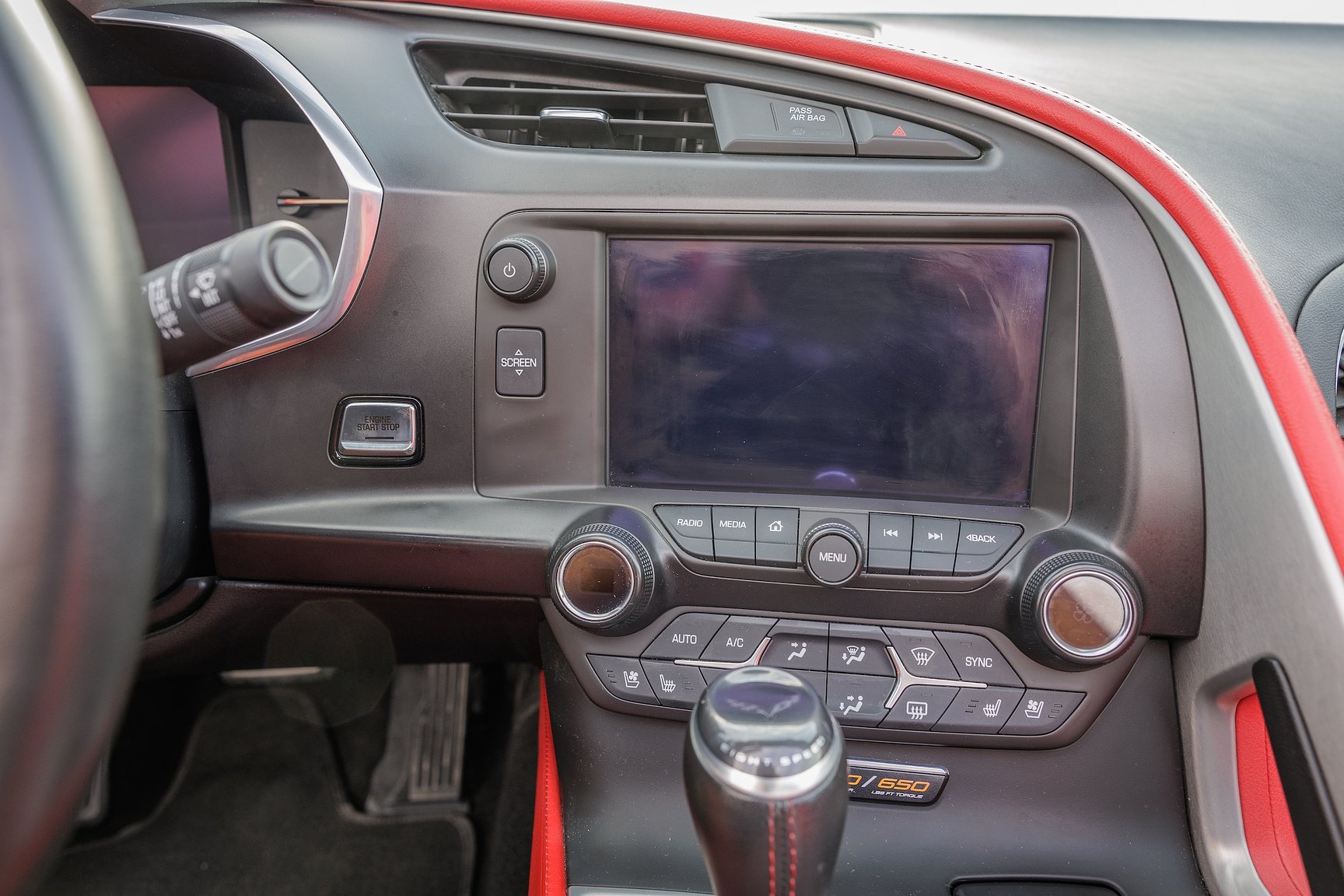 Interior image of 2016 Chevrolet Corvette Z06