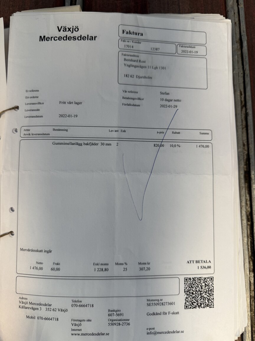 Documentation for 1967 Mercedes-Benz 230 Safari