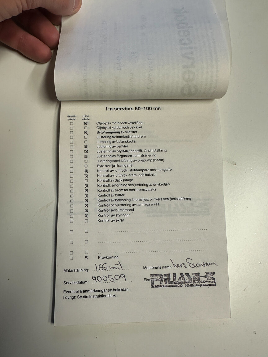 Dokumentation, 1990 Kawasaki ZX900R