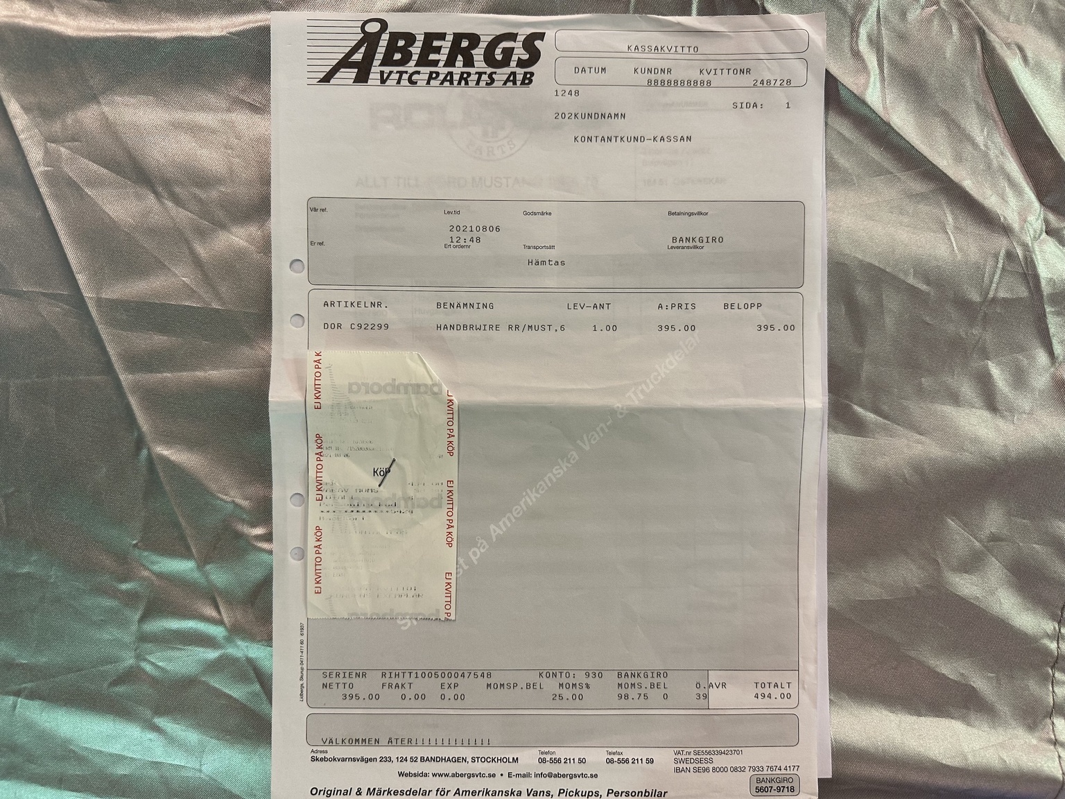 Documentation for 1965 Ford Mustang 289 Fastback (7)