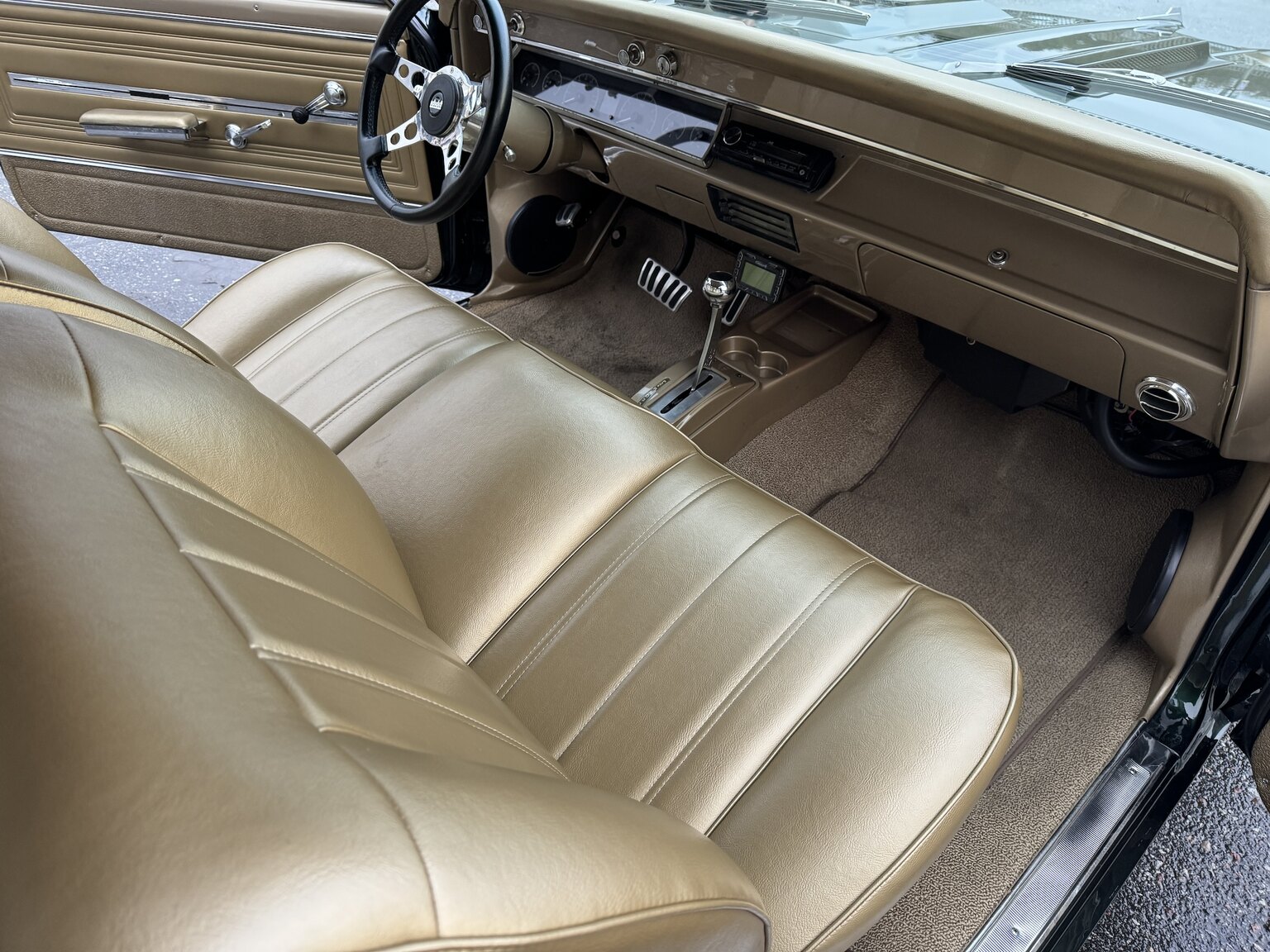 Interiörbild 1966 Chevrolet Chevelle Pro-touring