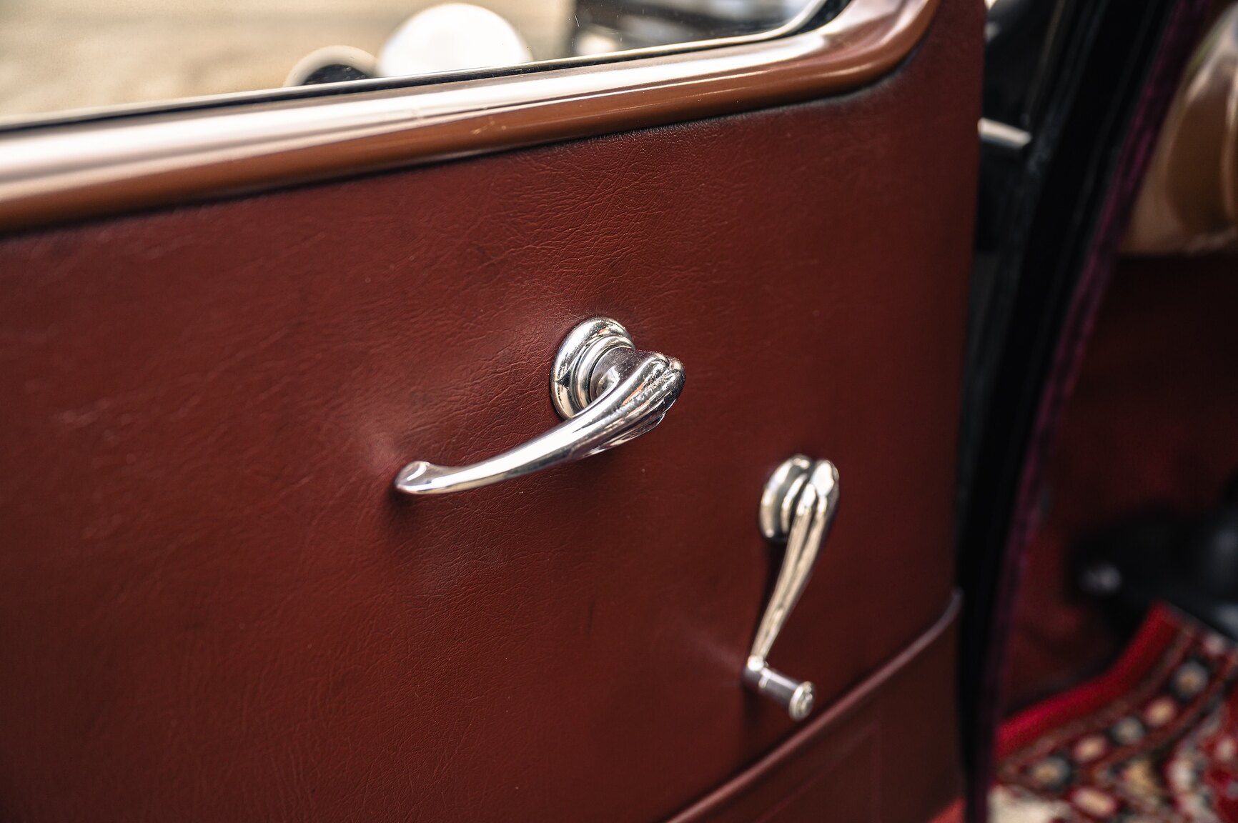 Interiörbild 1937 Austin Ten-Four 10-4