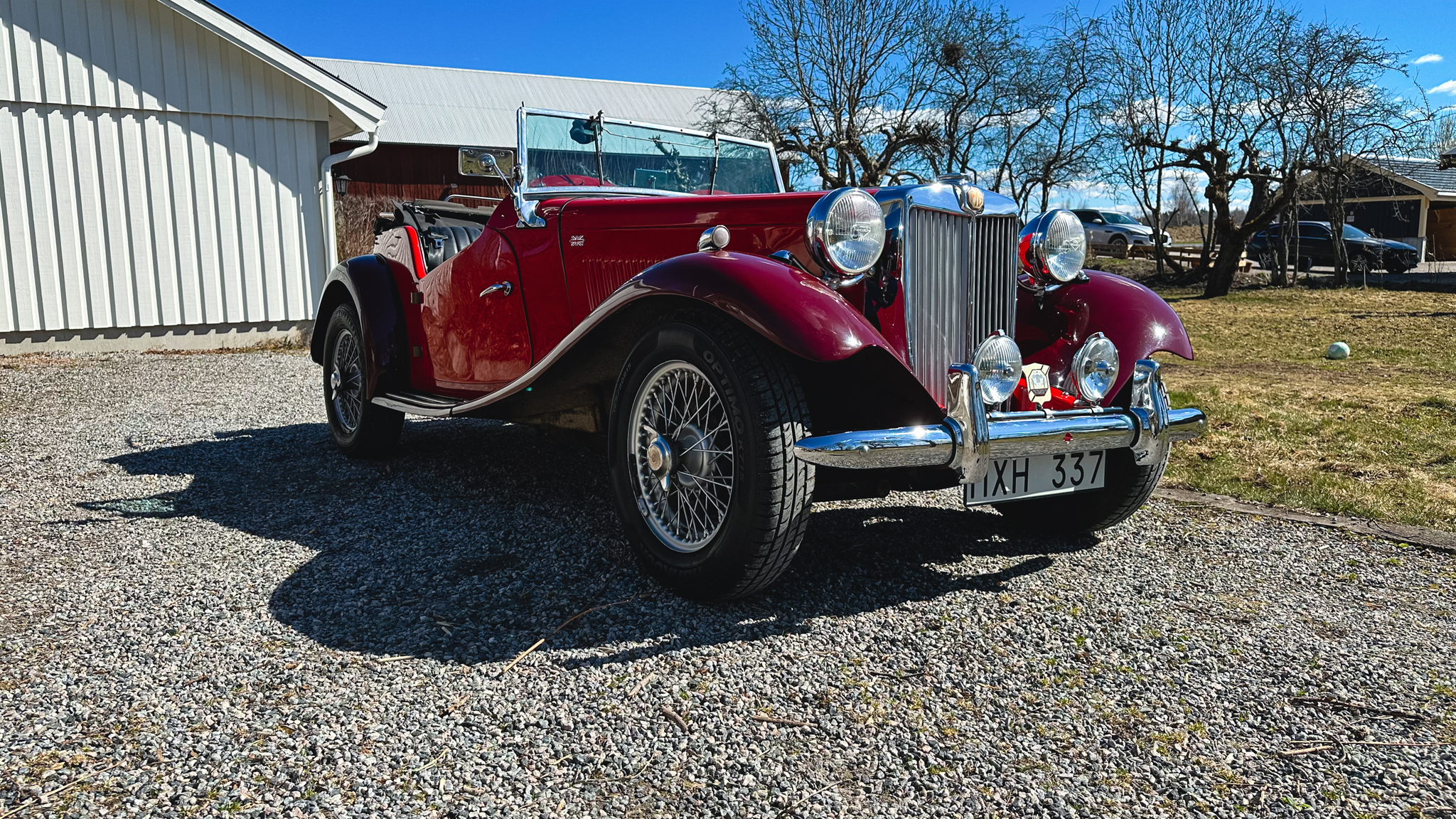 Aussenfoto 1951 MG TD MIDGET