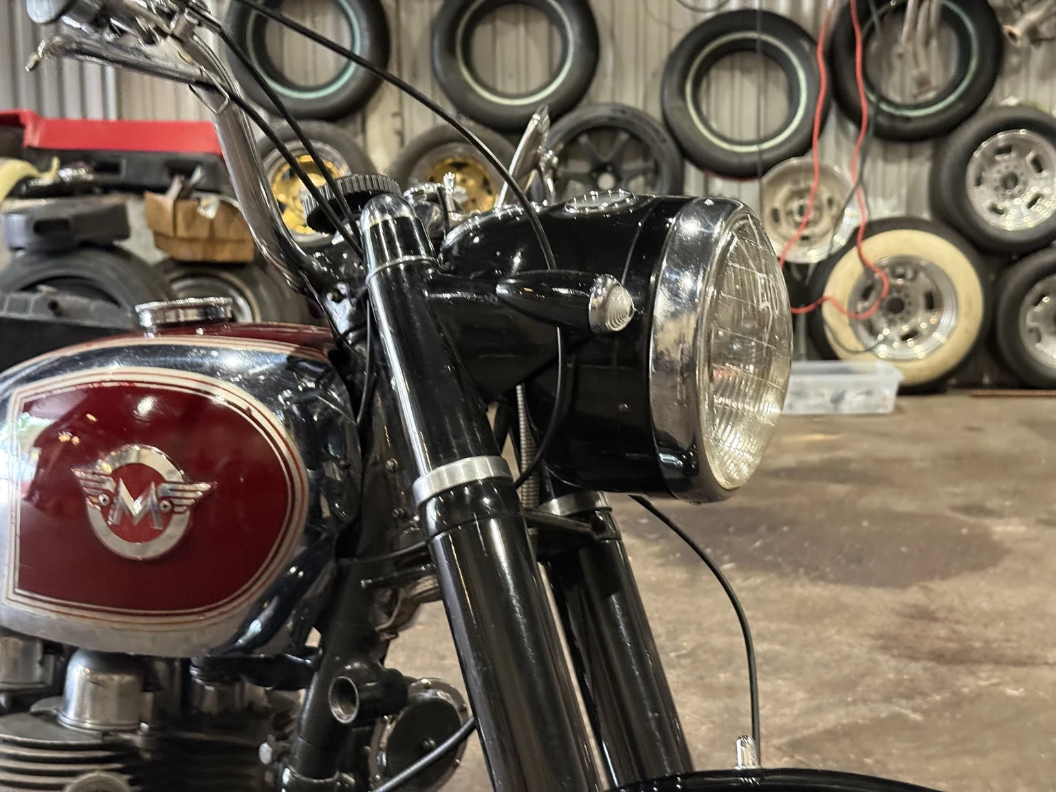 Aussenfoto 1955 Matchless G 9 (26)