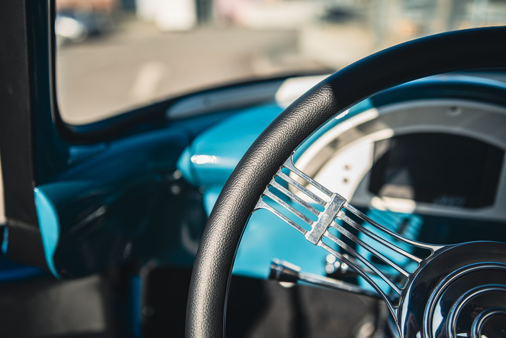 Interiörbild 1956 FORD F100 Electric