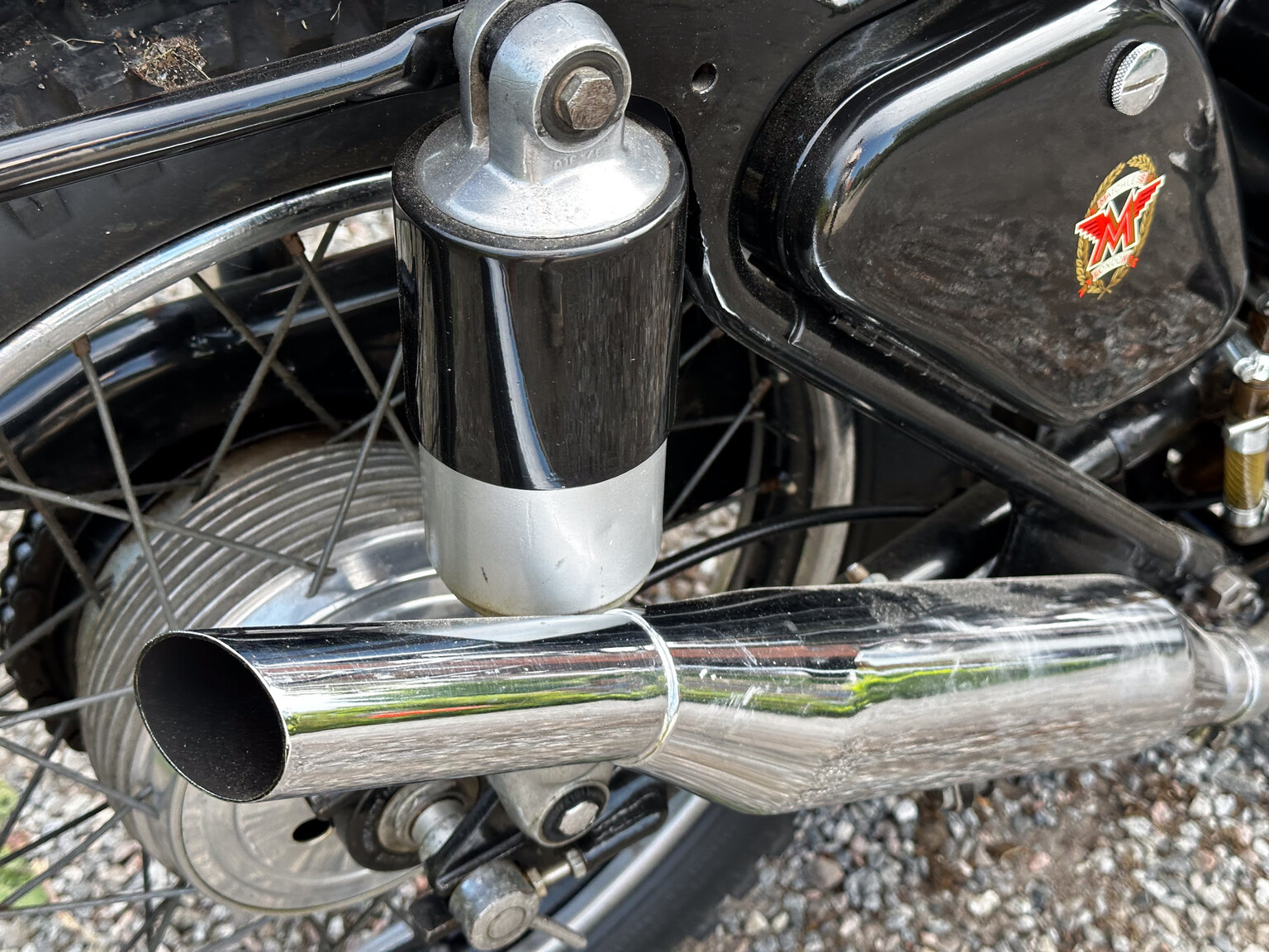 Image of 1952 AJS 16MS 350cc Matchless-replica mechanics