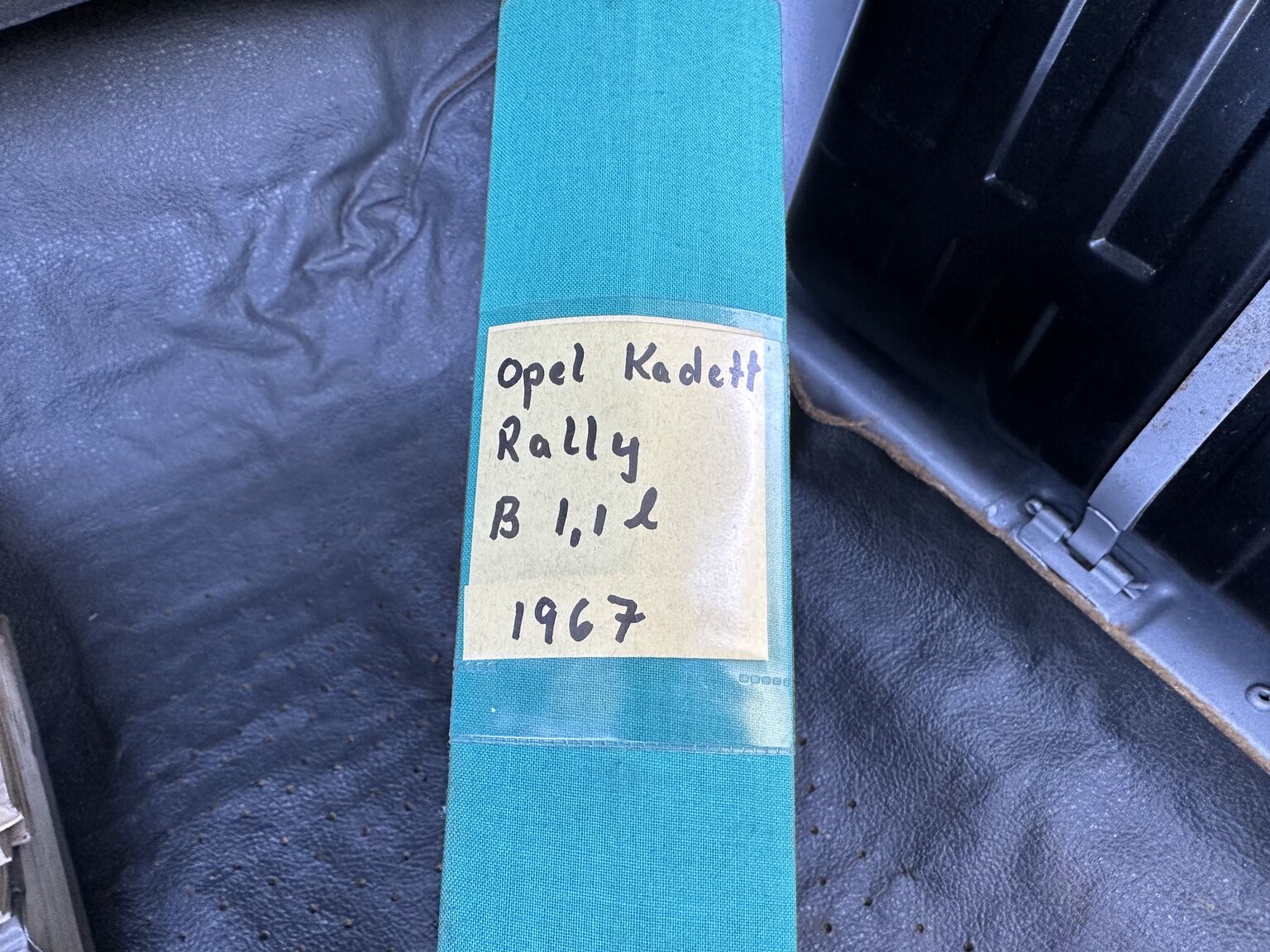 Dokumentation för 1967 Opel Kadett B Rallye