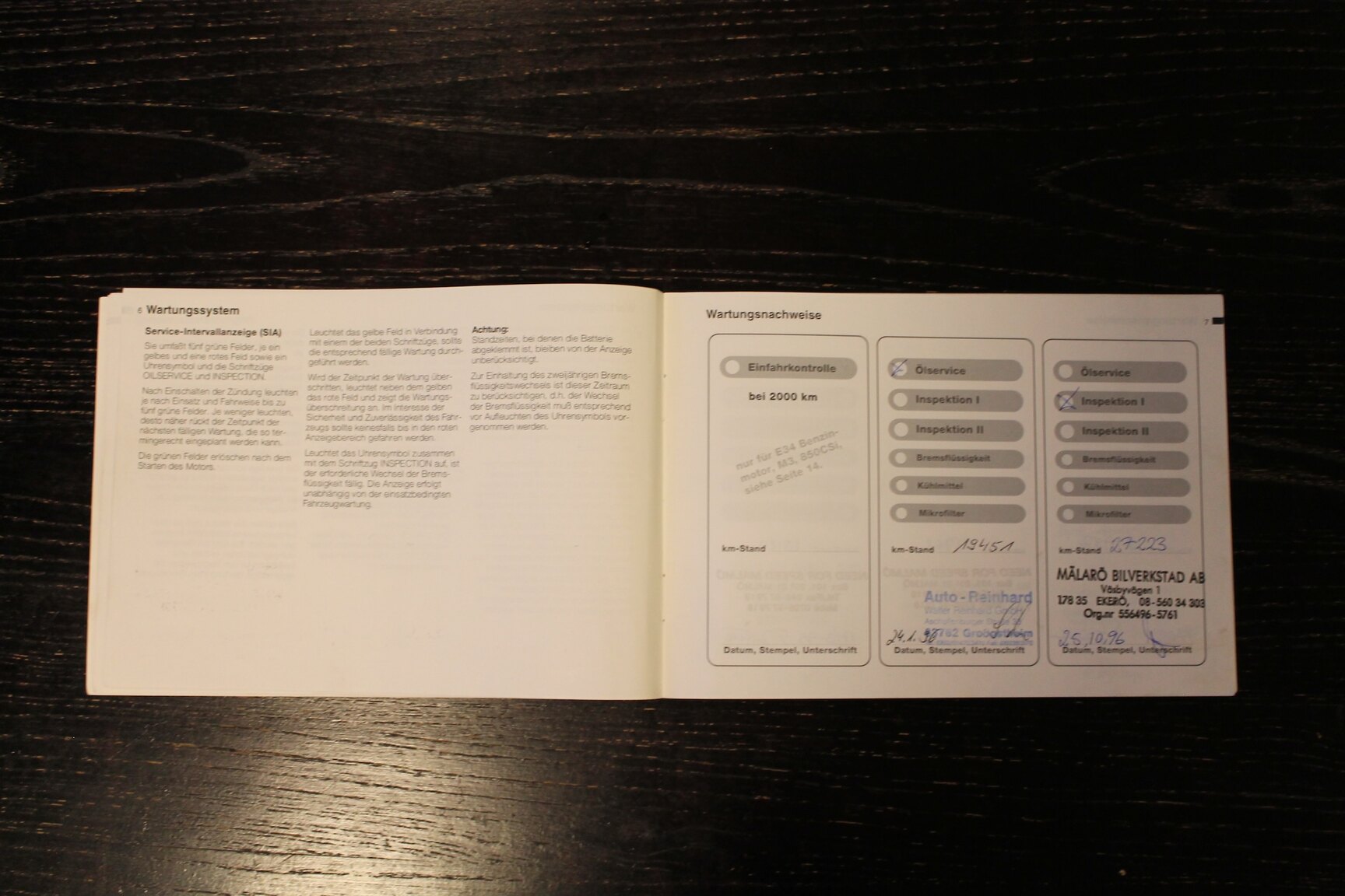Dokumentation, 1996 BMW 540i Touring "No Reserve Auction"
