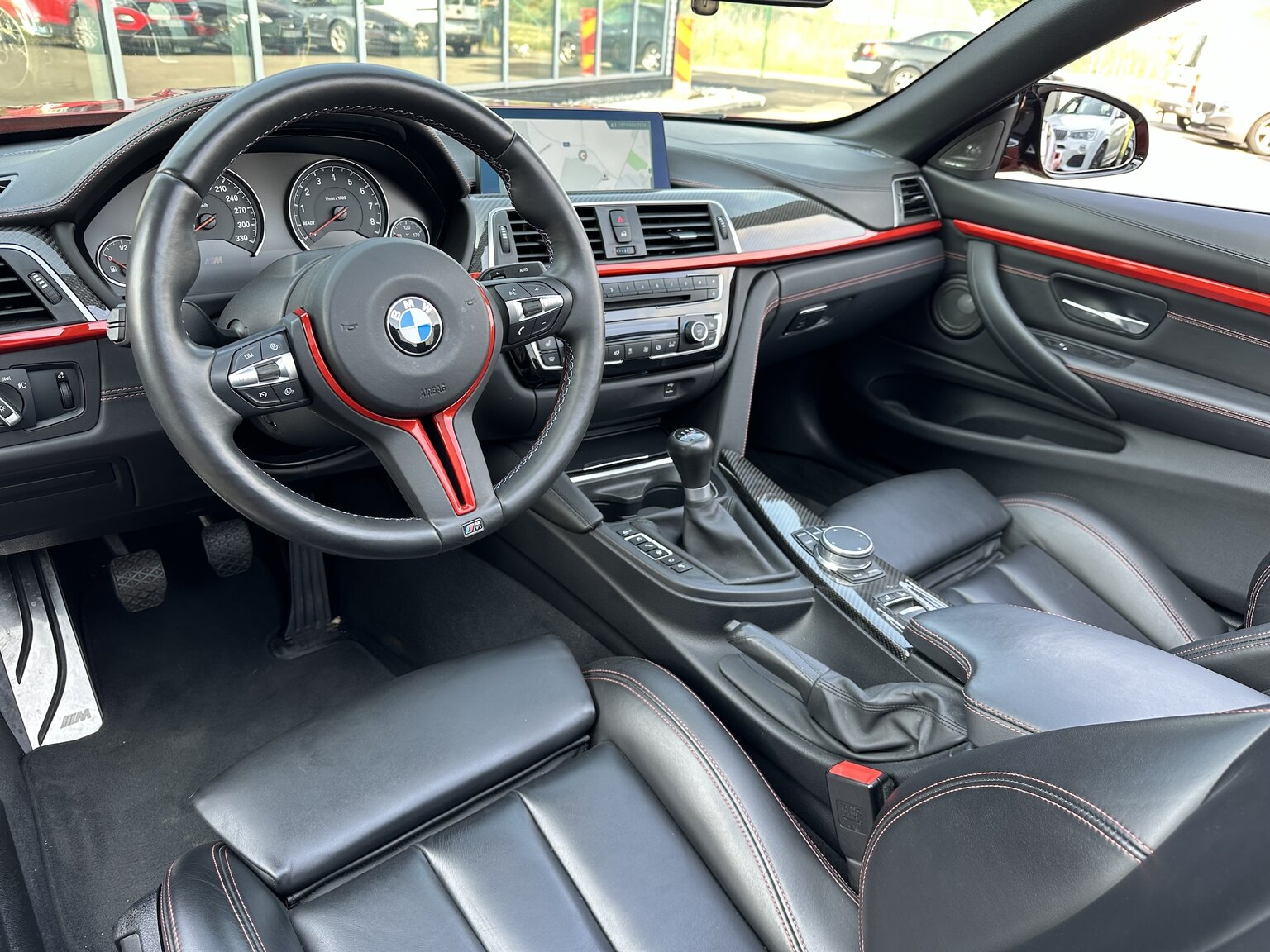 Interior image of 2018 BMW M4 Competition Convertible F83 Manual