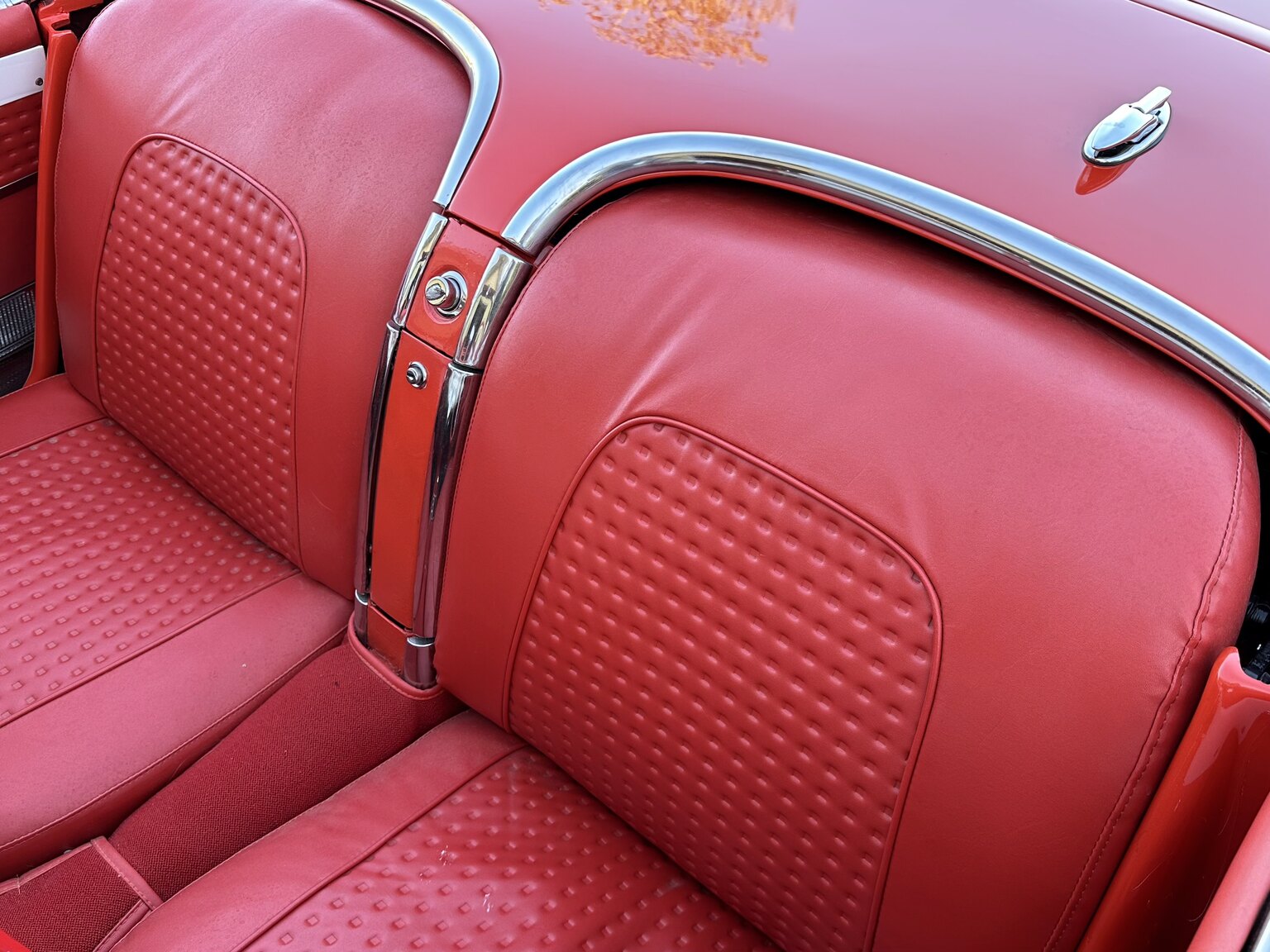 Interiörbild 1956 Chevrolet Corvette 