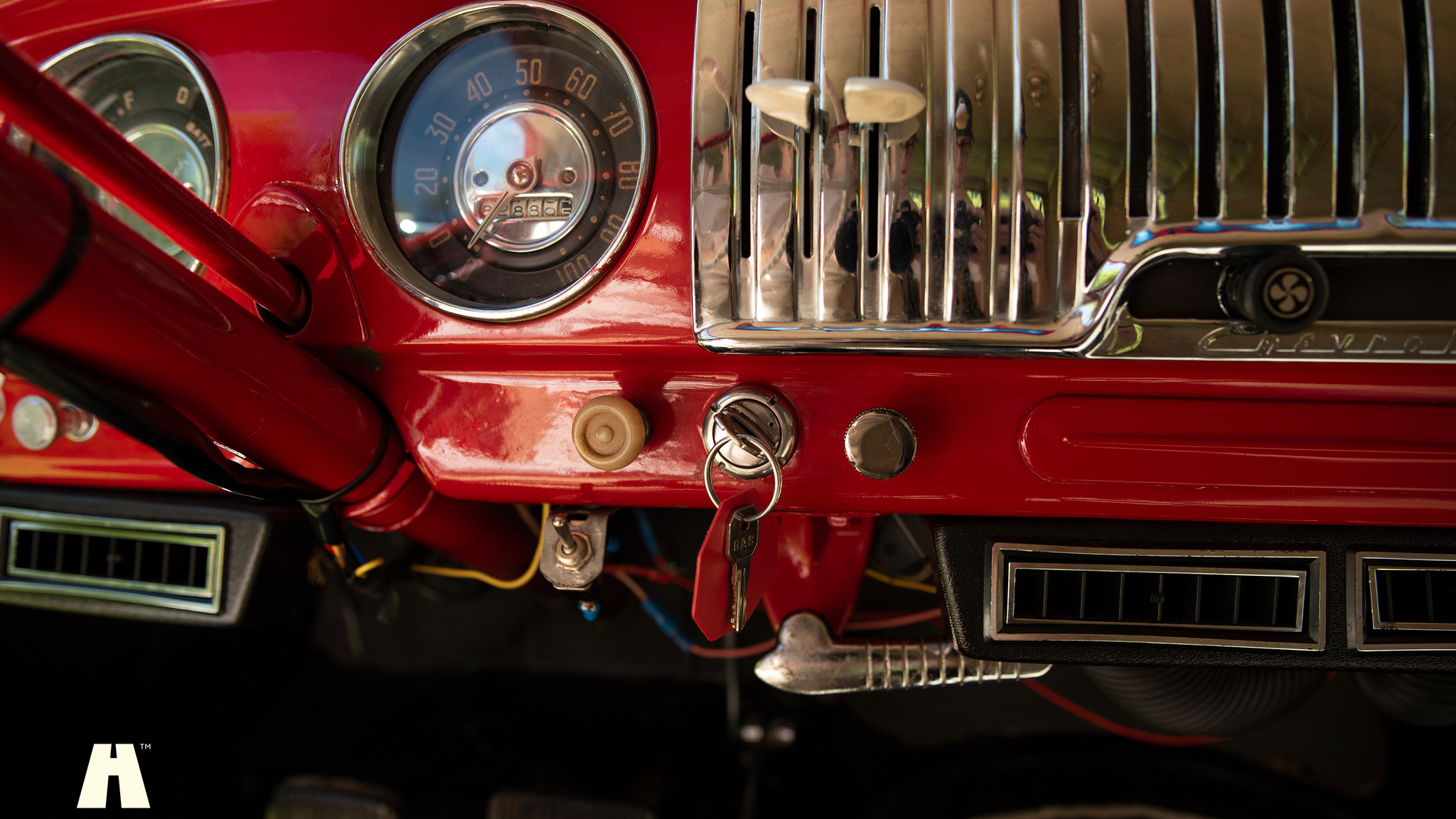 Innenraumfoto von 1952 Chevrolet Sedan Delivery Fire Truck (19)