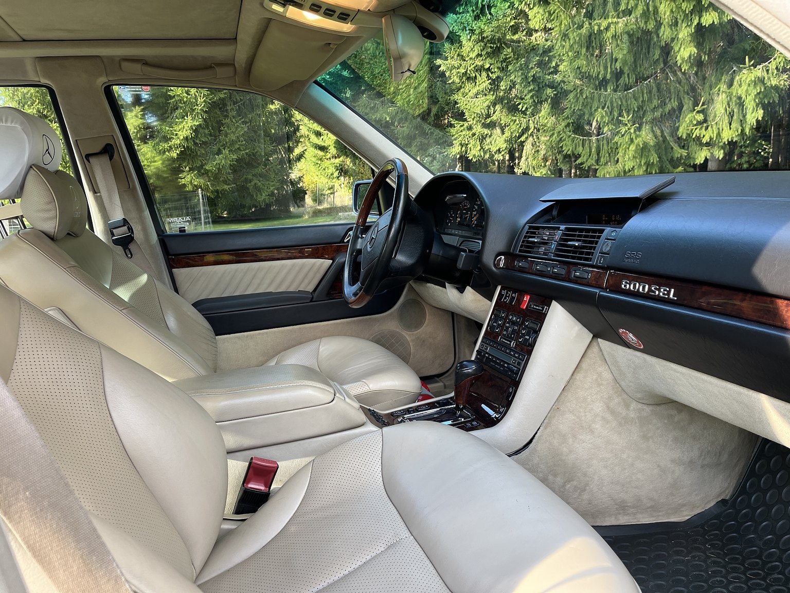 Interiörbild 1992 Mercedes-Benz 600 SEL