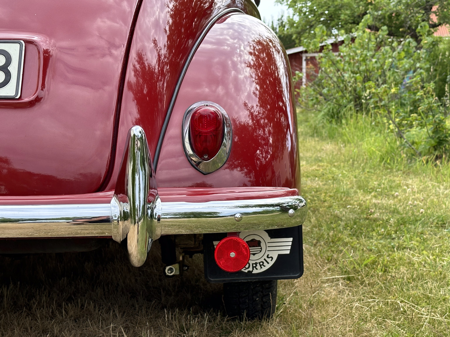 Exteriörbild på 1958 Morris Minor 1000