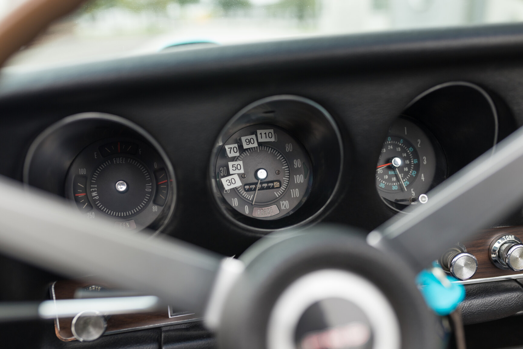 Interiörbild 1969 Pontiac GTO