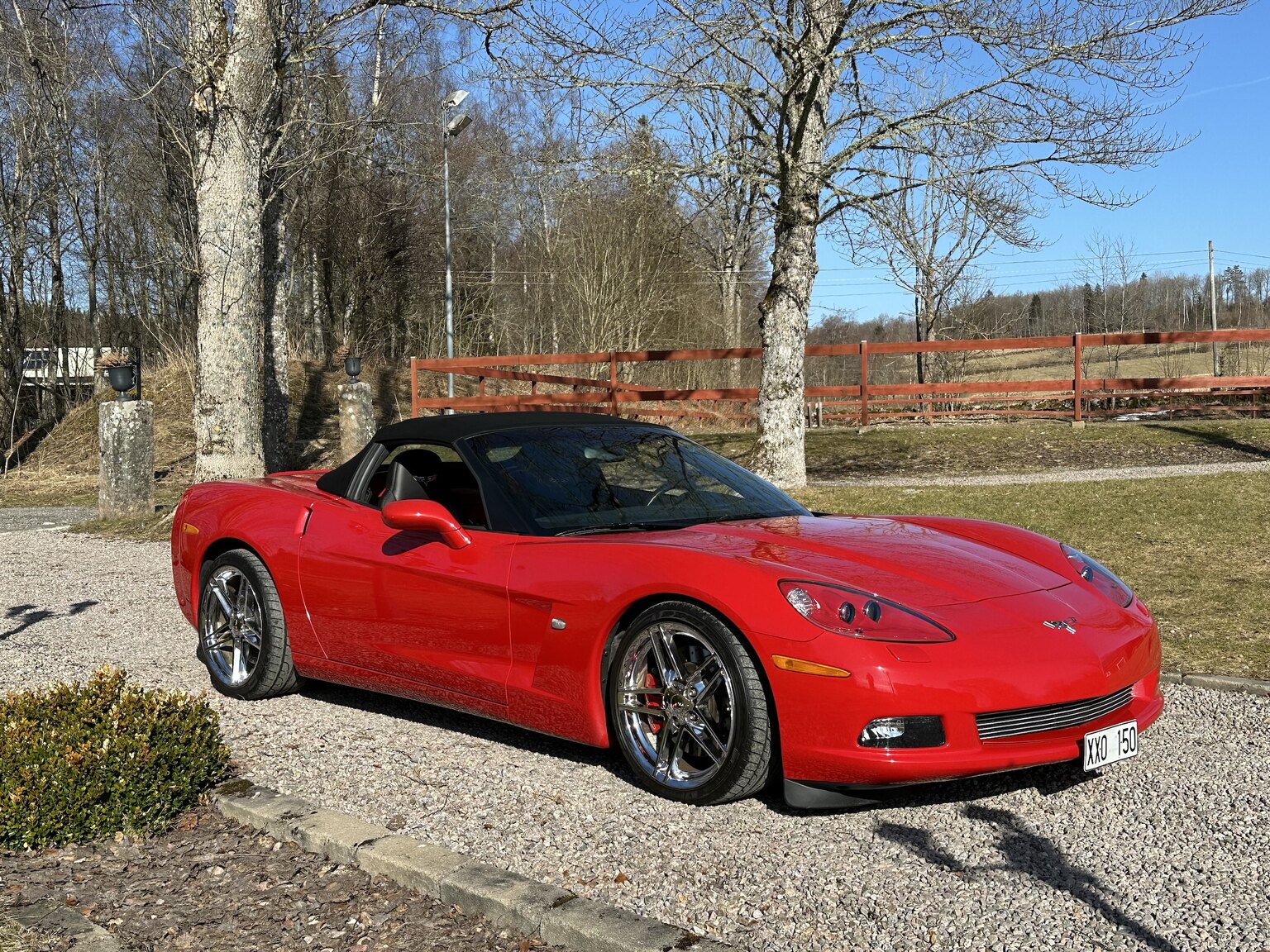 Exteriörbild på 2005 Corvette C6 Z51 Cabriolet