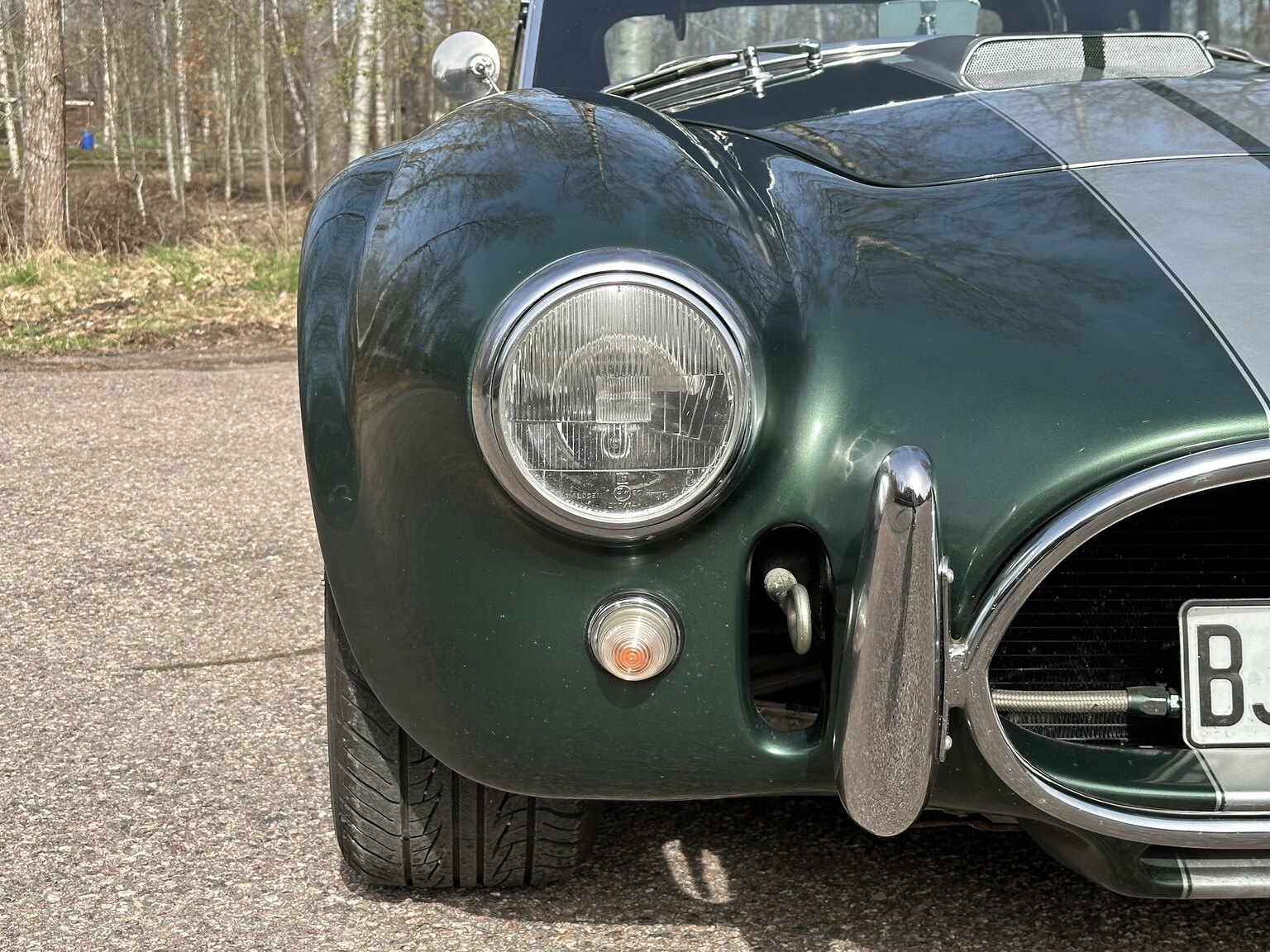 Exteriörbild på 2008 AC Cobra replica
