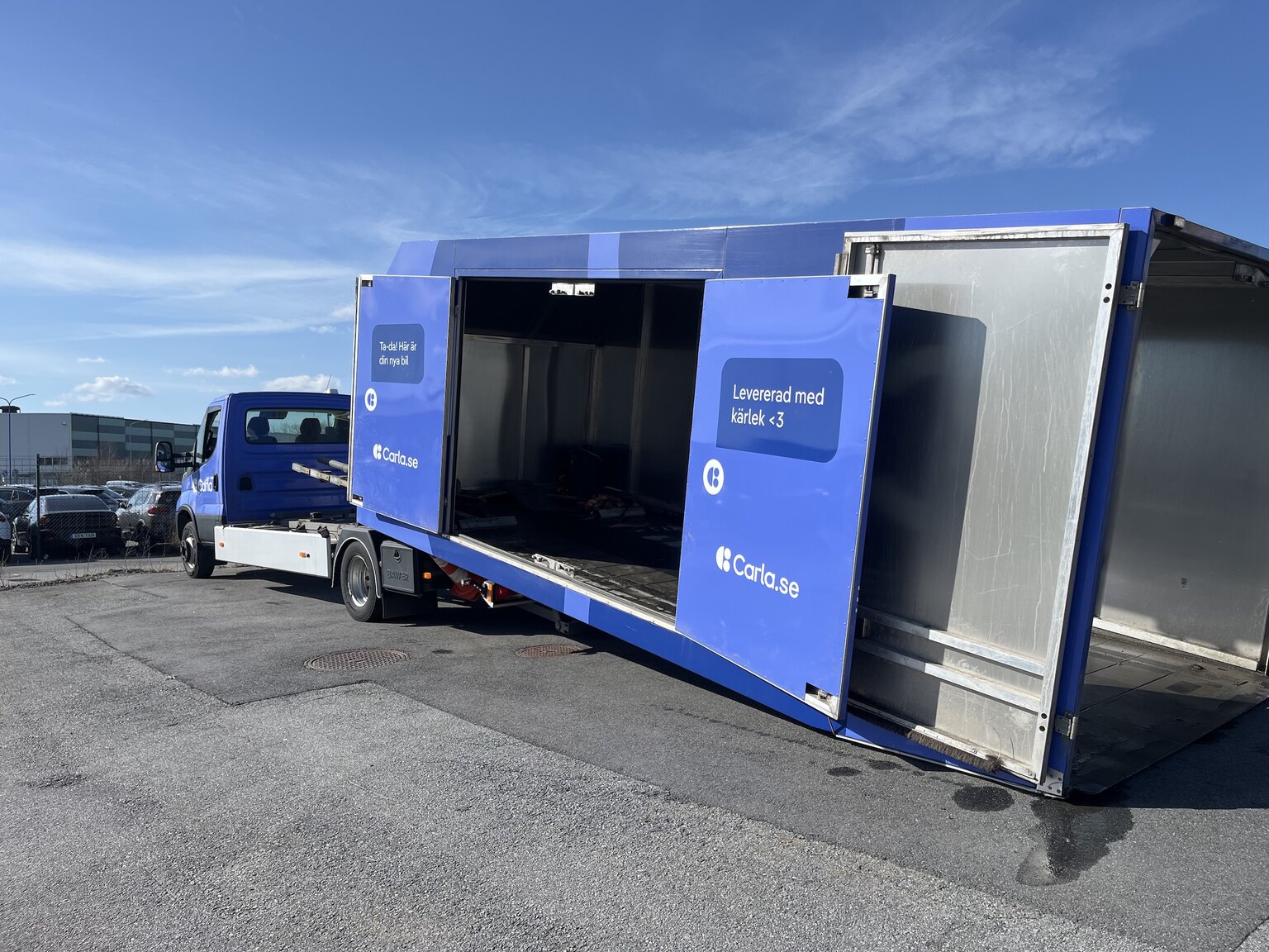 Exteriörbild på 2022 Iveco Daily 70-180 Chassis (Biltransport)