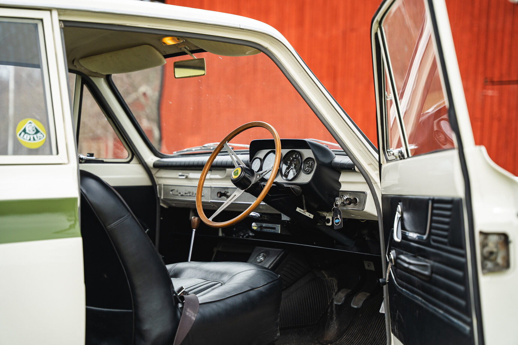 Innenraumfoto von 1963 Ford Cortina Lotus