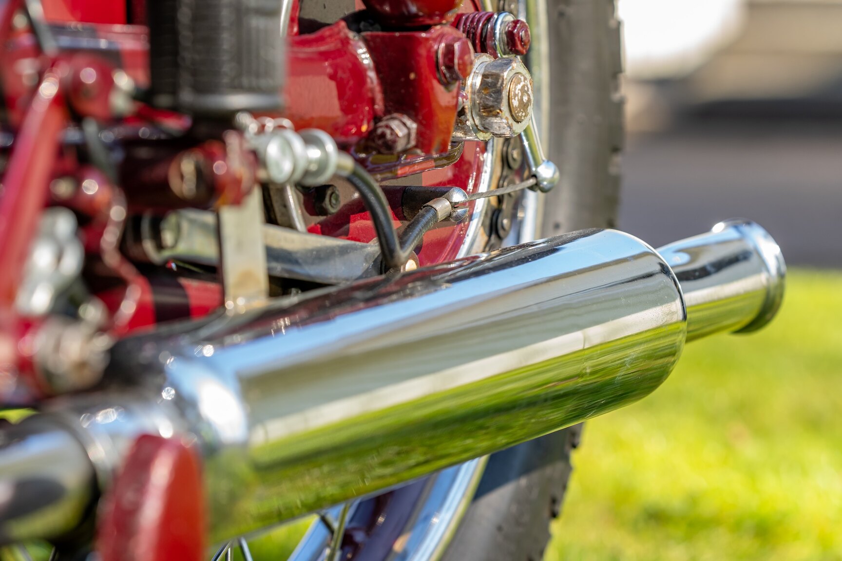 1954 Ariel FH 650 Huntsmaster Twin, Mekanik