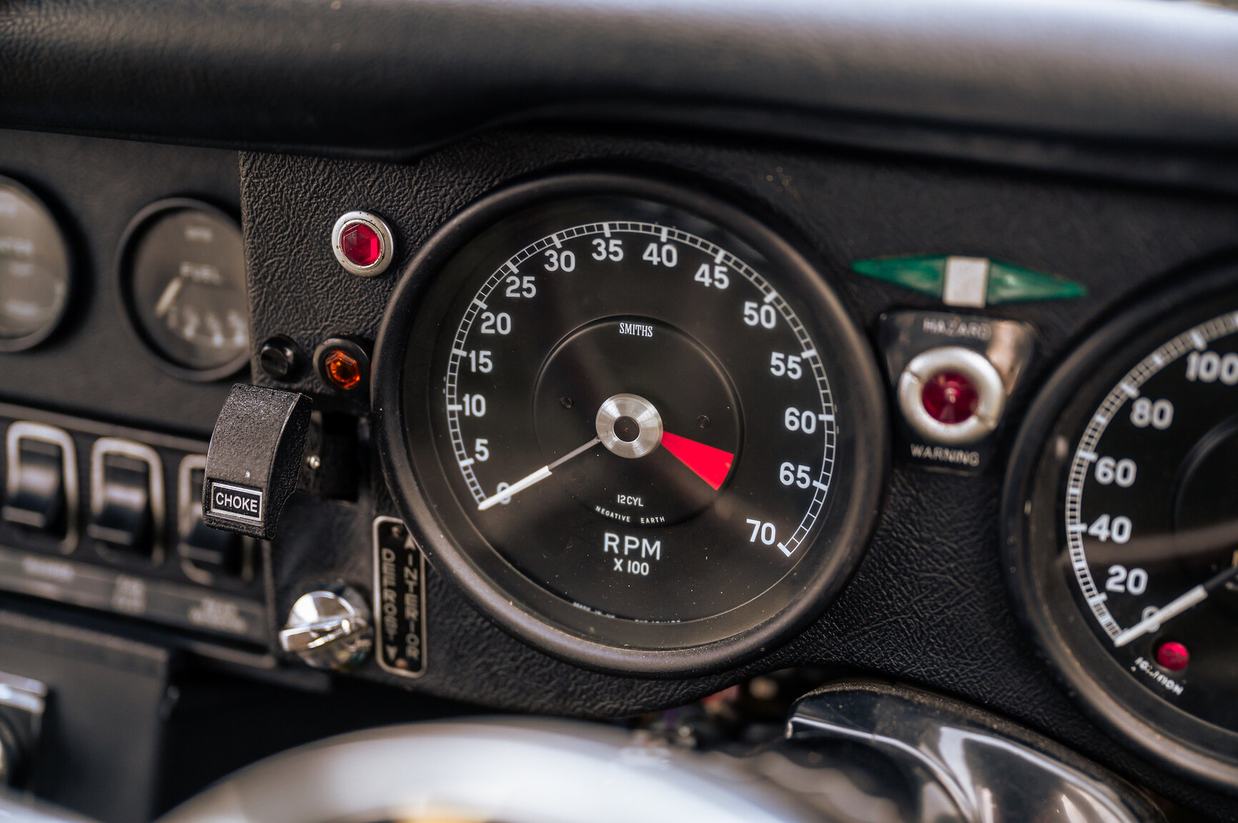 Interiörbild 1973 Jaguar E-Type V12