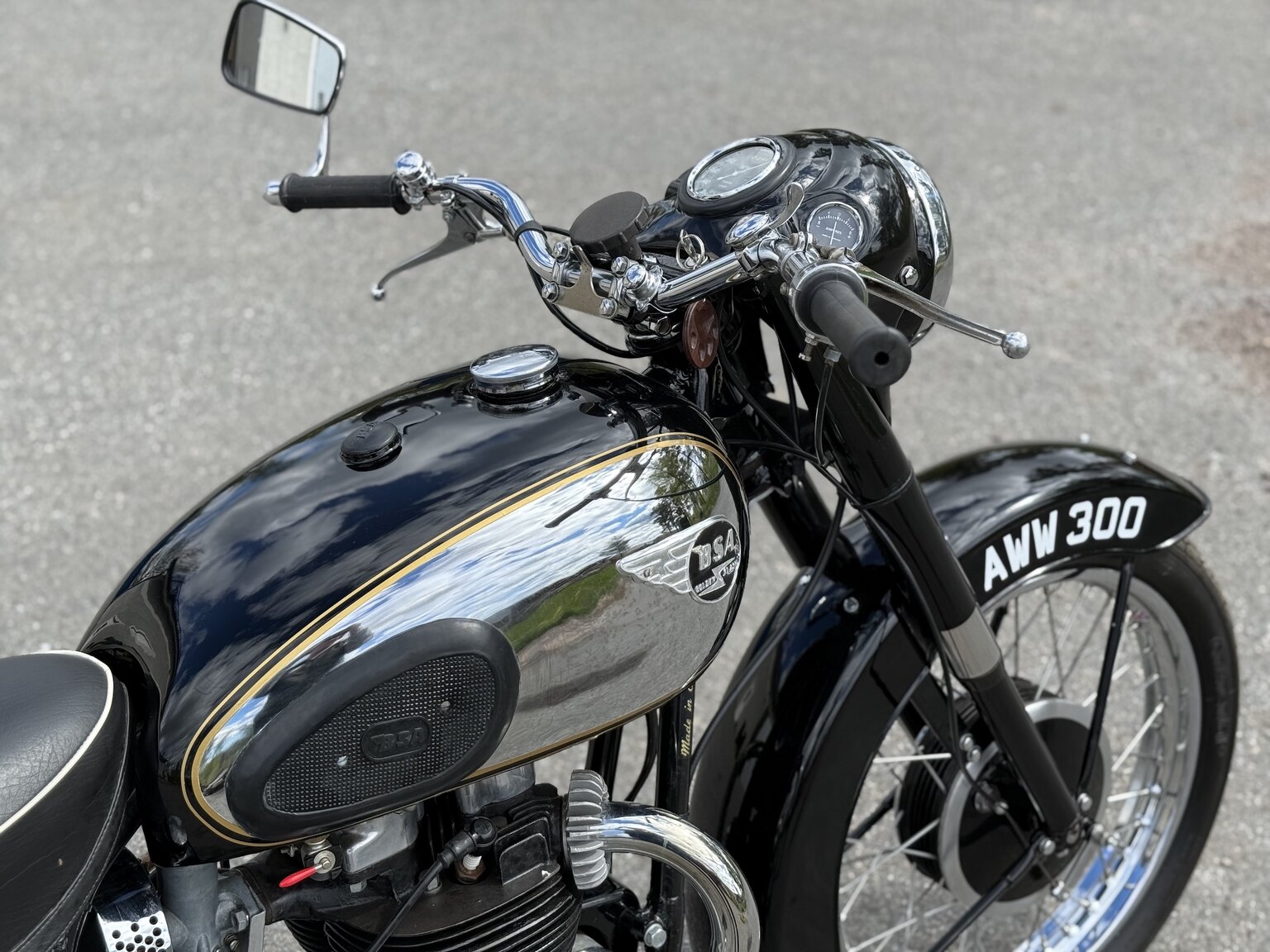 Exterior image of 1956 BSA 650 Golden Flash