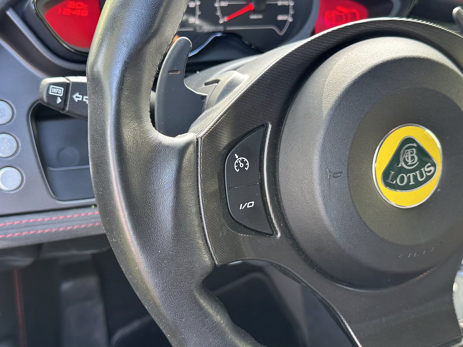 Interiörbild 2015 Lotus Evora S