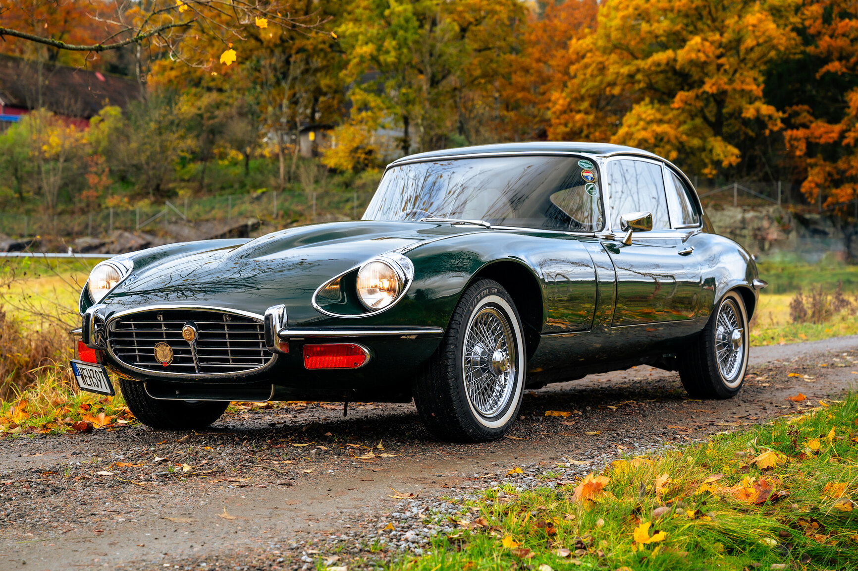 Exteriörbild på 1973 Jaguar E-Type V12