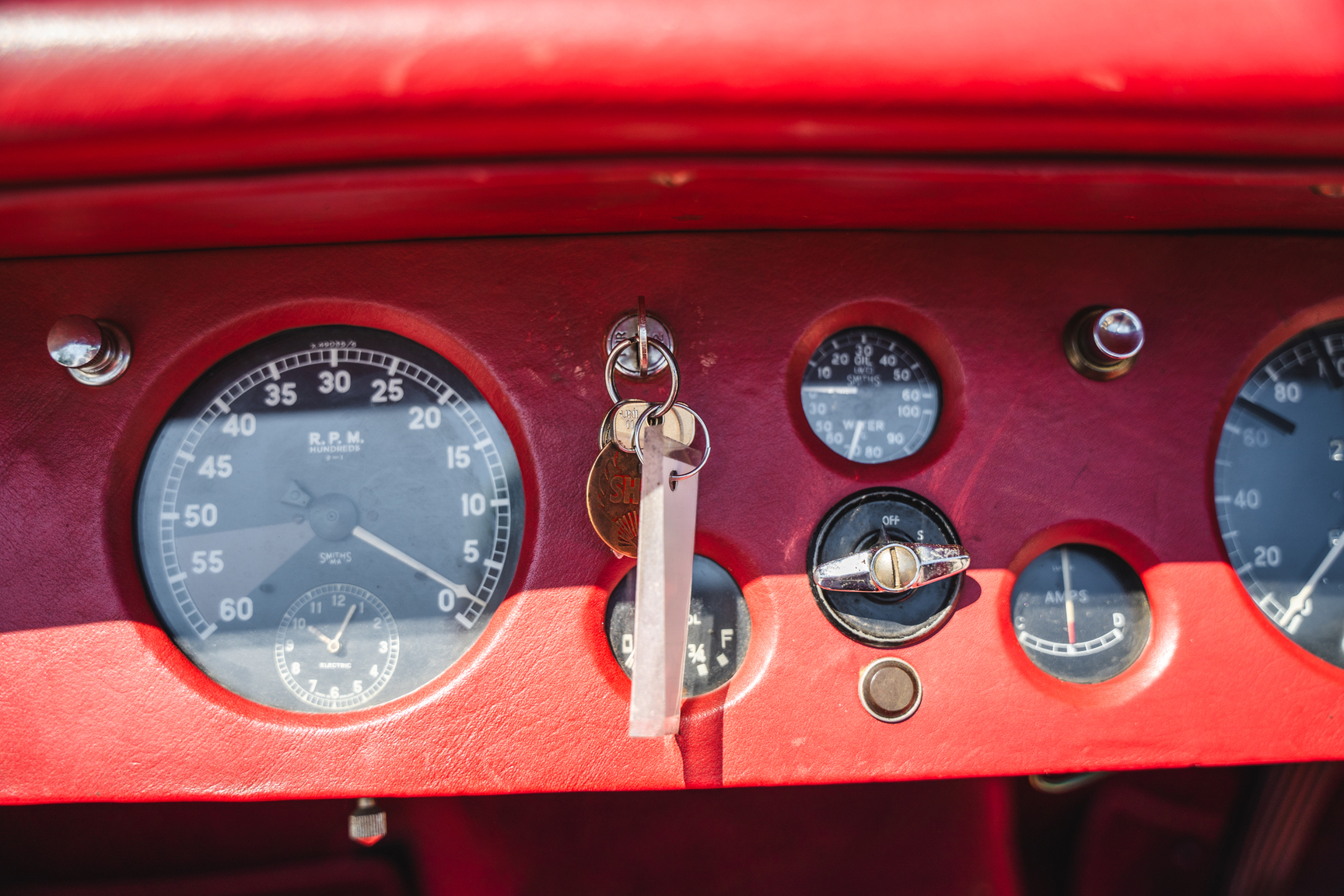 Interiörbild 1951 Jaguar XK 120